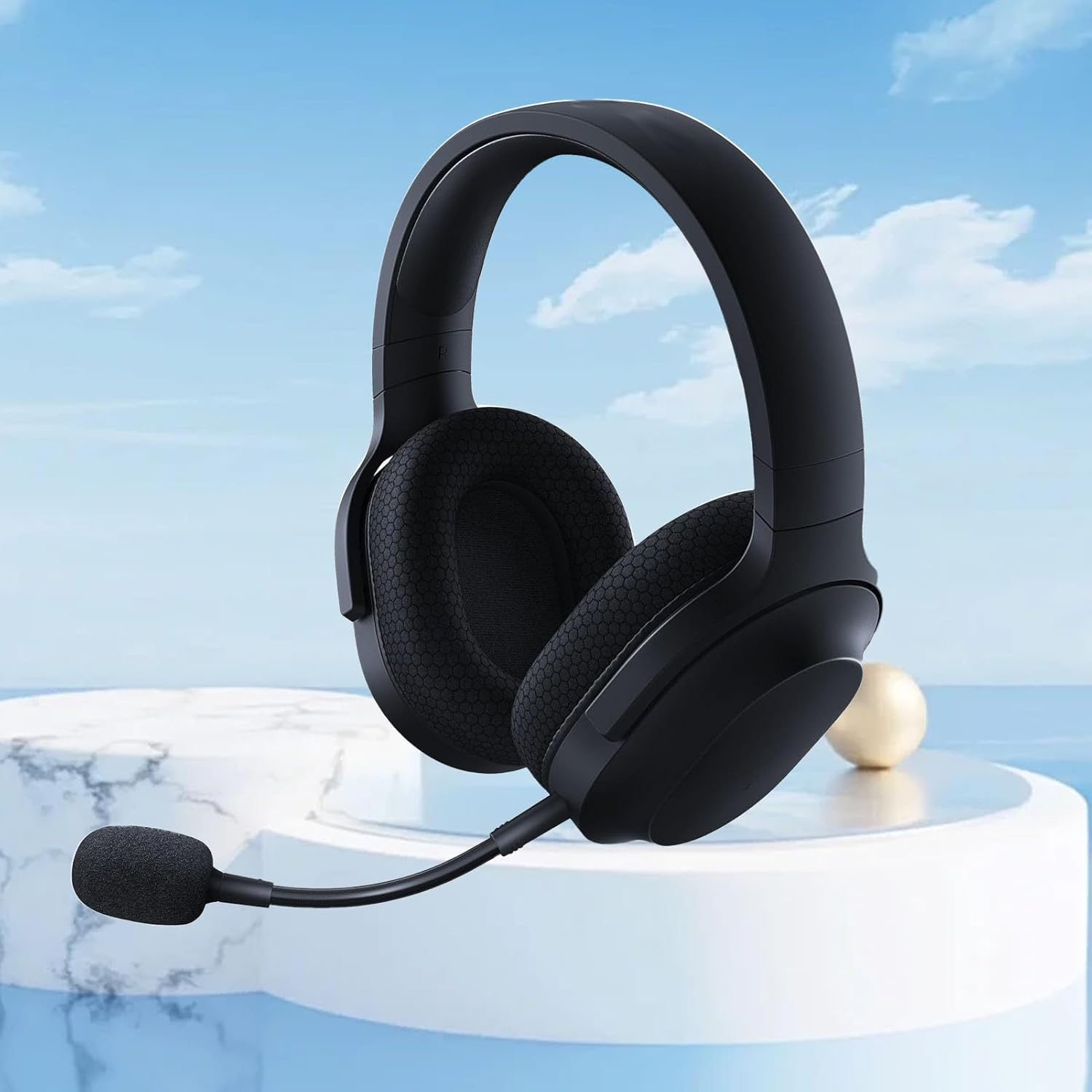 Mic Replacement for Barracuda X Gaming Headphone, 3.5Mm Detachable Mic Boom, Noise Cancelling Microphone (Black) image number 2