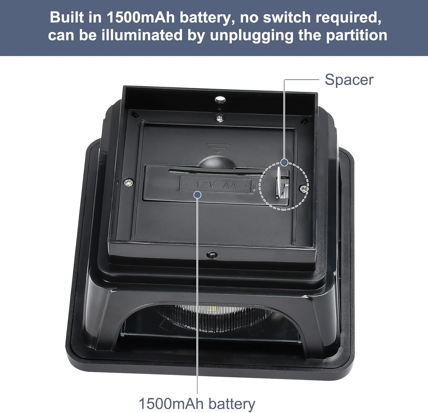 Solar Post Lights,Fence Post Lights IP65 Waterproof Fence Lights Outdoor Garden,Cap for 3X3 3.5&times;3.5 4X4 Inch Patio Fence Post Deck Wooden Posts-4 Pack image number 2