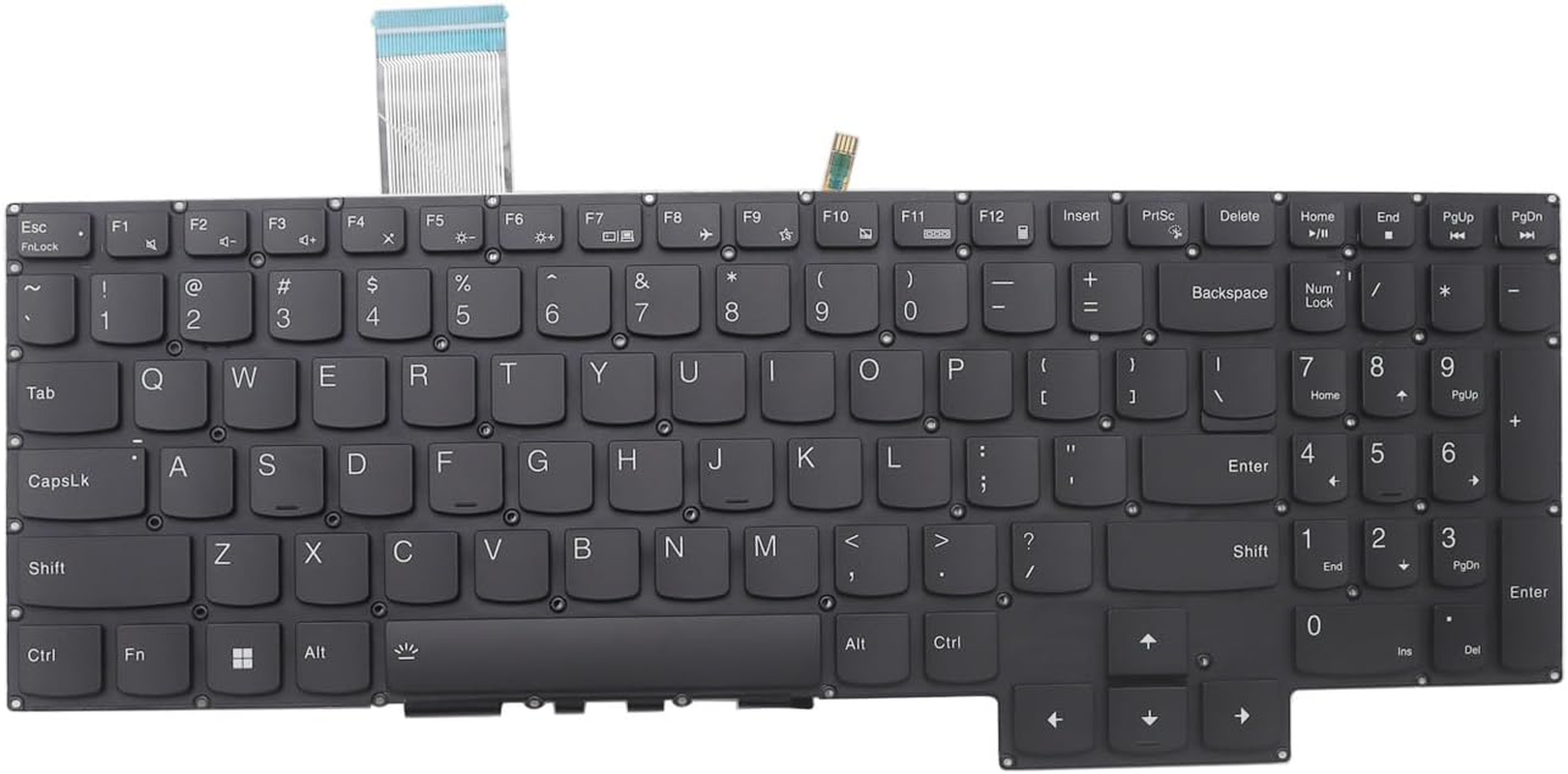 New Laptop Keyboard for Lenovo Ideapad Gaming 3-15IMH05 3-15ARH05 3-15ACH05 3-15ACH6 3-15IHU6 Legion 5-15ARH05 5-15ARH05H 5-15IMH05 5-15IMH05H Legion 5-17IMH05H 5-17IMH05 5-17ARH05H Backlit US image number 1