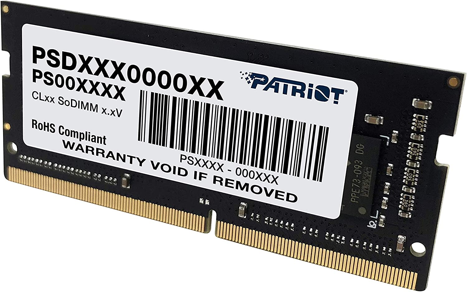 Patriot Signature Series DDR4 8GB (1 X 8GB) 2400Mhz (PC4-19200) SODIMM Memory Module image number 1