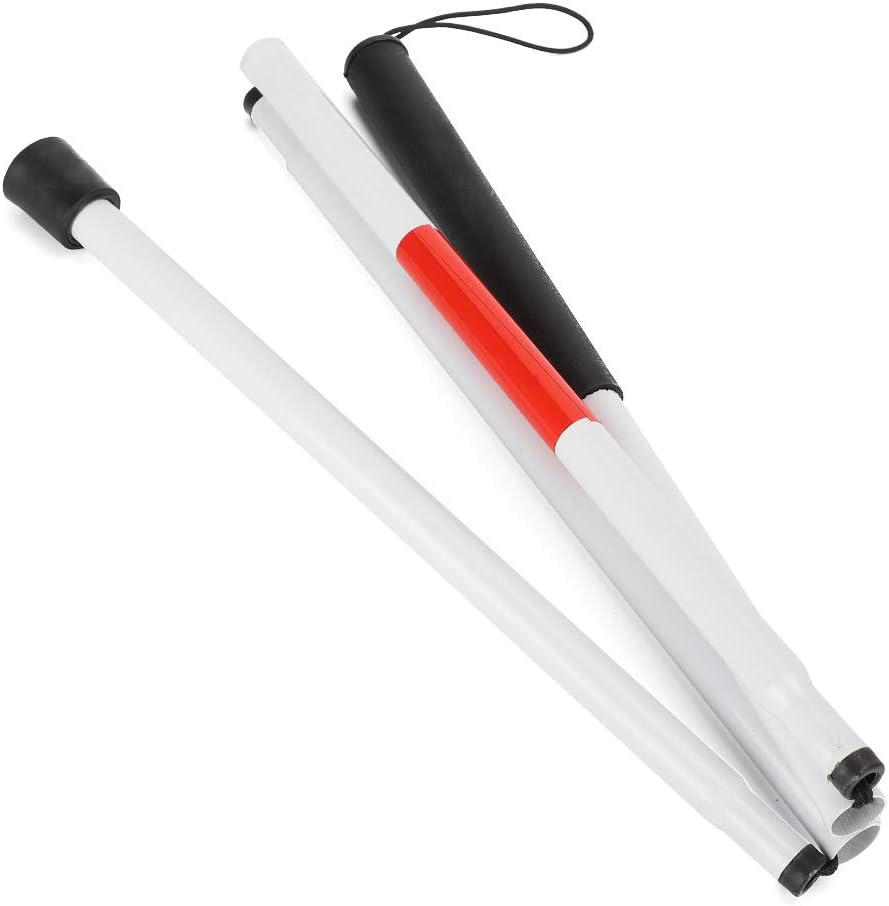 Portable Blind Stick, Blind Crutch, 48.2In Help the Blind to Walk at Night Seniors for Elderly Blind image number 5