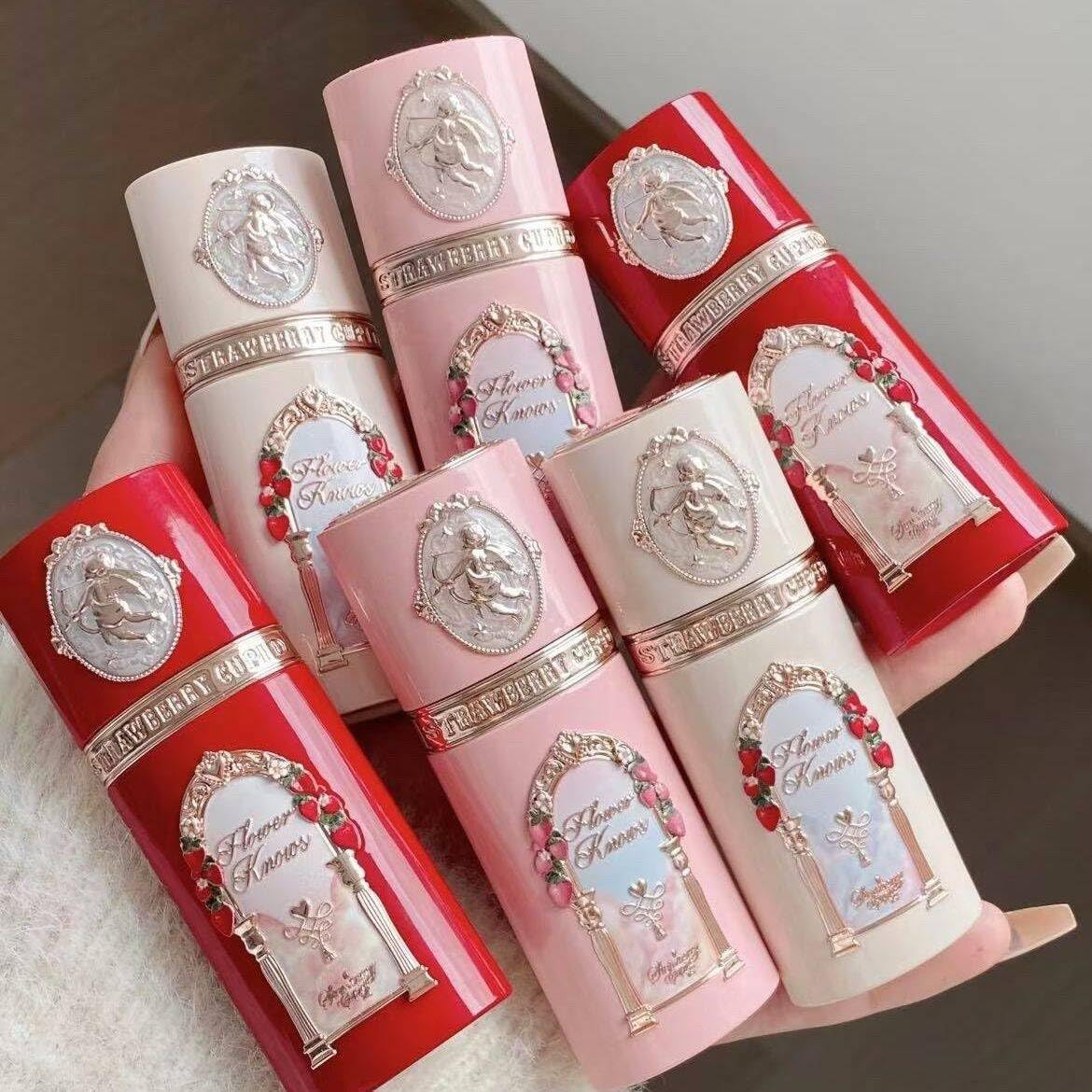 Flower Knows Strawberry Cupid Collection Liquid Blush for Cheeks, Matte Finish Face Cream Blush for a Healthy, Natural Look (C06) - C01 image number 3