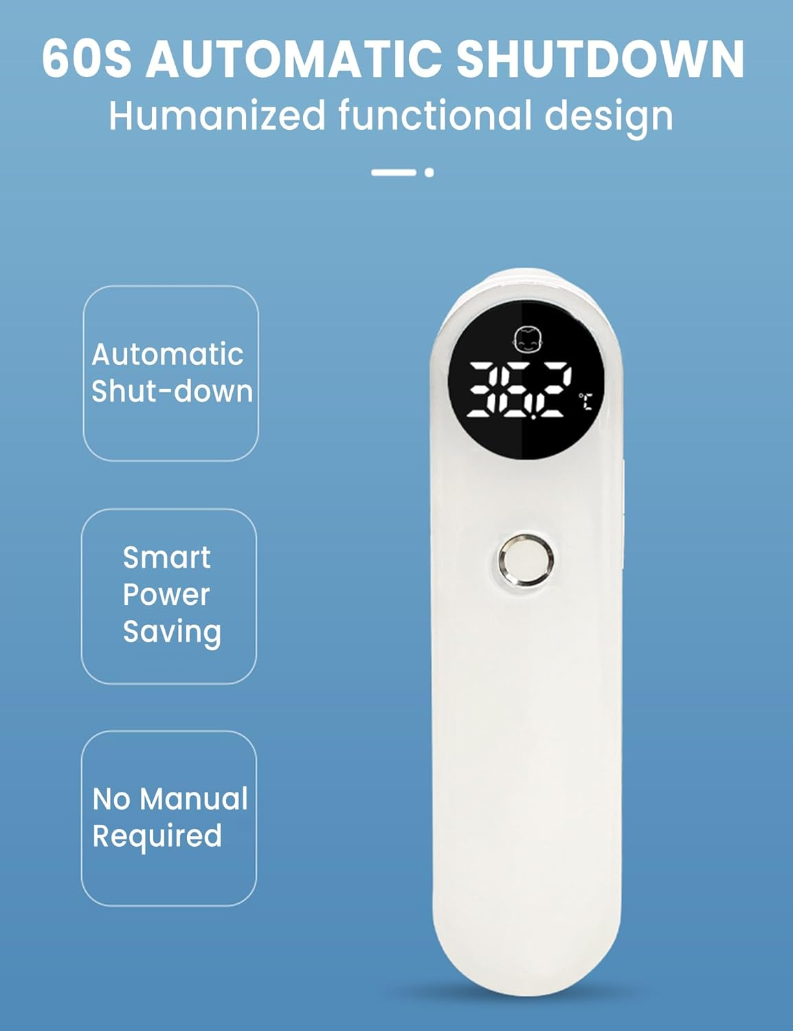 3-In-1 Baby Thermometer for Forehead, Ear & Object No Touch Digital Infrared Thermometer with LED Display, Fever Alarm Silent Mode Memory Recall, Accurate Termometro for Infant Toddler Adult image number 3