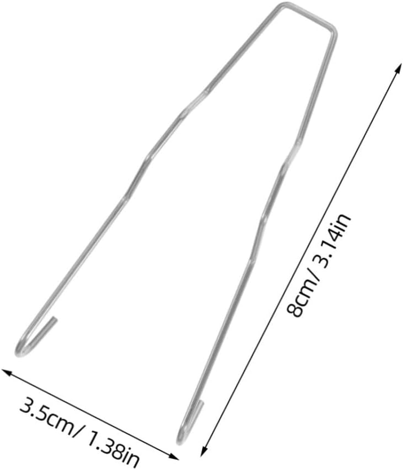 JECOMPRIS 12Pcs Sturdy Stainless Steel Car Headlight Bulb Retainer Clamps Easy Installation Fit image number 4