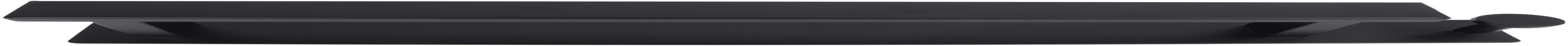 304 Stainlsteel Vertical Towel with Hooks Wall Mounted Black Bath Towel Storage Rack Multifunctional Design 15.8X1.8X2.4Inch image number 4