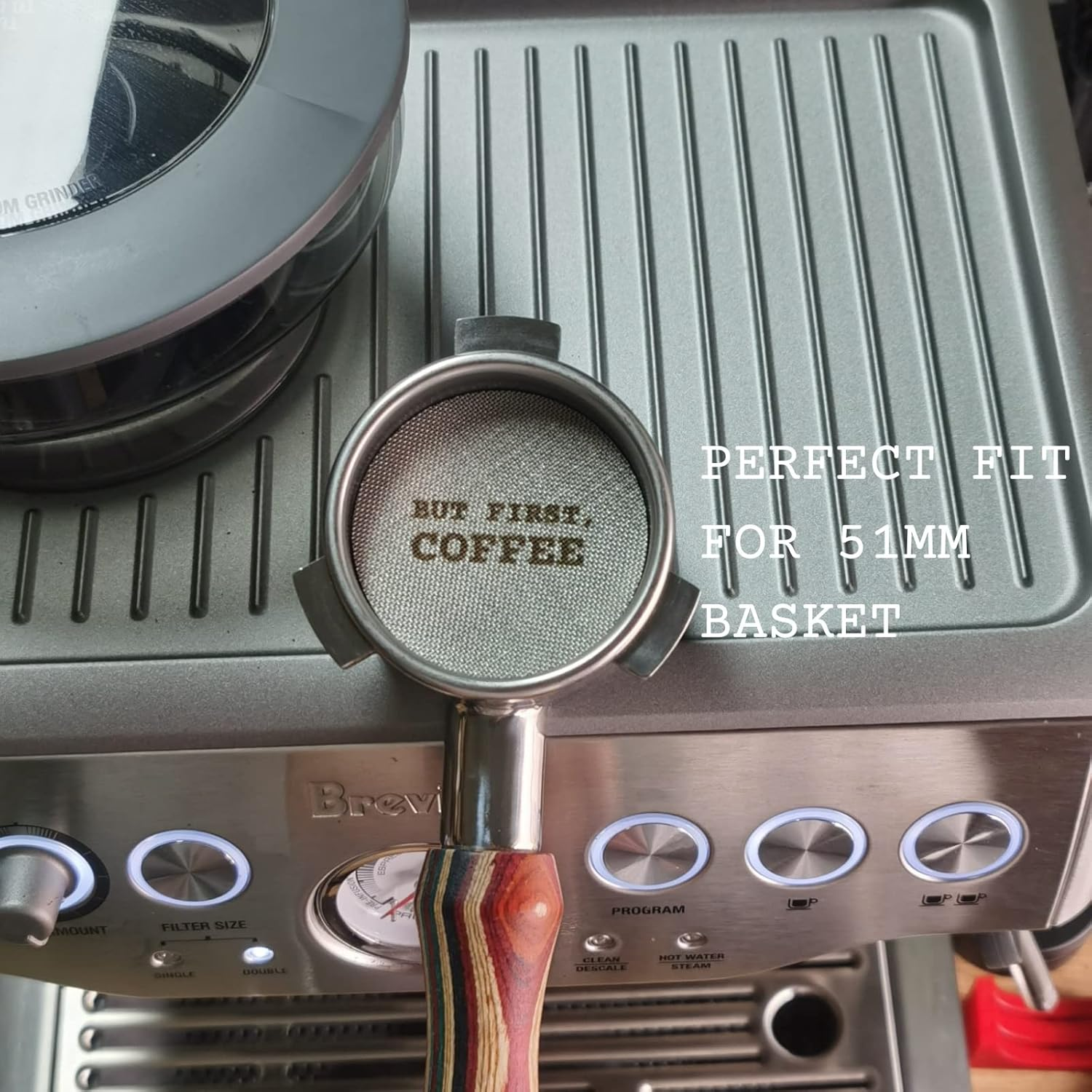 GEMINI Espresso Puck Screen - 49Mm, 1.7Mm Thickness 150&Mu;m Filter Screen - Reusable Coffee Mesh for Portafilter Basket - Made with 316 Stainless Steel image number 3