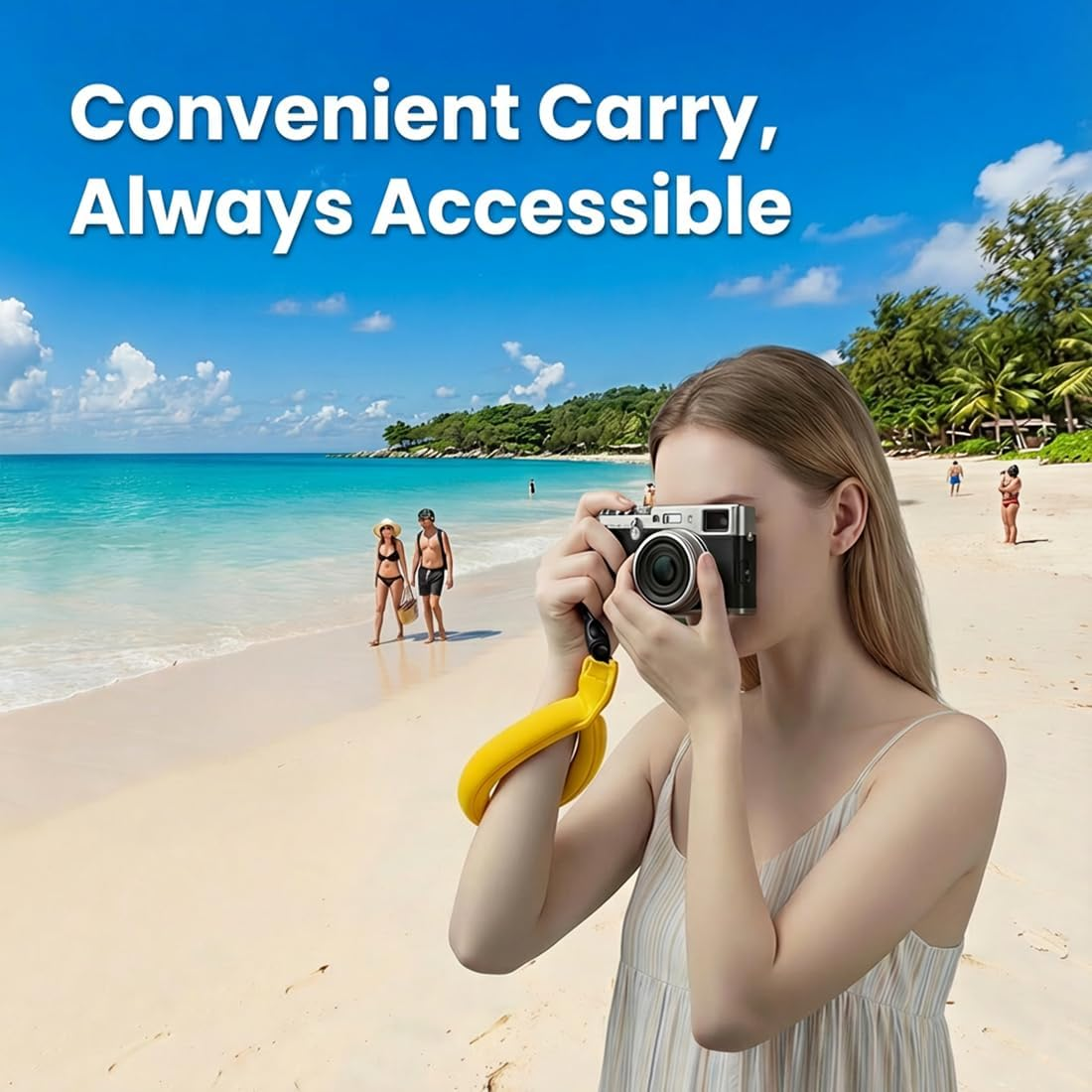 Camera Float Wrist Strap,Waterproof Floating Lanyard for Gopro, Nikon Canon, Sony, Fujifilm & More Underwater Camera image number 6