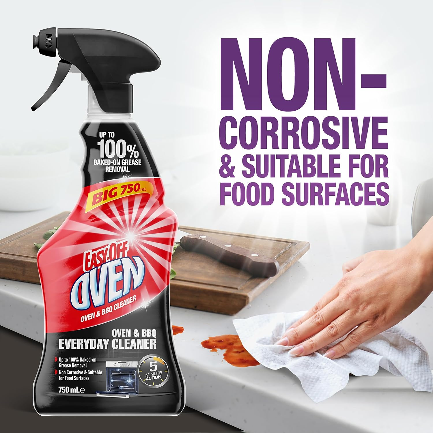 Easy off Bam Oven & BBQ Everyday Cleaner Trigger Spray 750 Ml image number 2