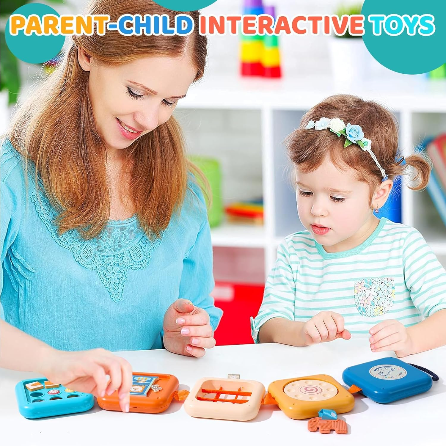 Montessori Busy Board Learning Educational Toys for Kids Toddlers