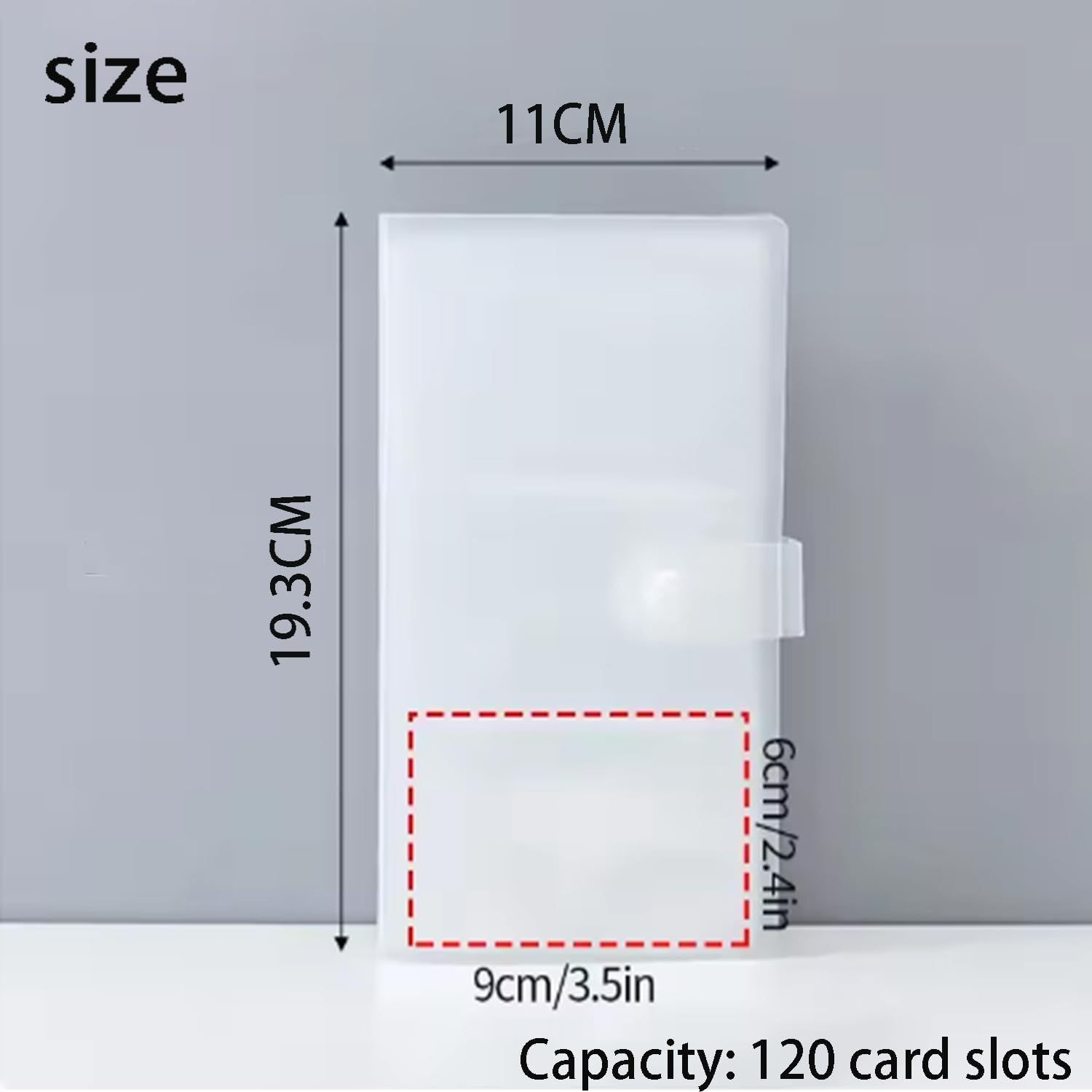 Roczential Card Holder Box for Kids, Ultimate Card Keeper Holds 120 Mini Cards for Boys Girls with Durable Child-Friendly Construction
