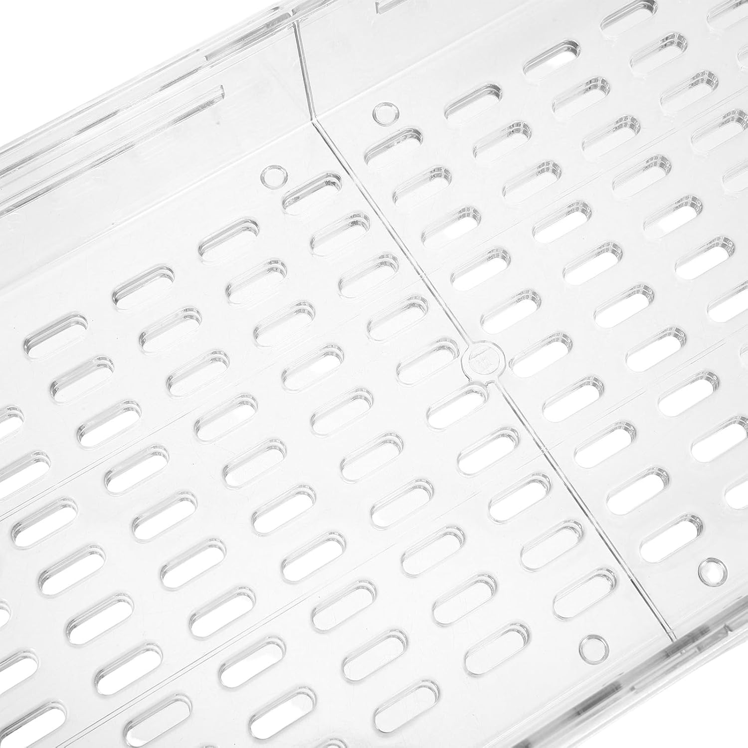 Cabilock Foldable Bathtub Tray: Expandable Plastic Bath Caddy - Bathroom Shower Table Accessories for Book Phone Tablet Wine Kichen Over-The-Sink Organizer Storage Rack image number 5