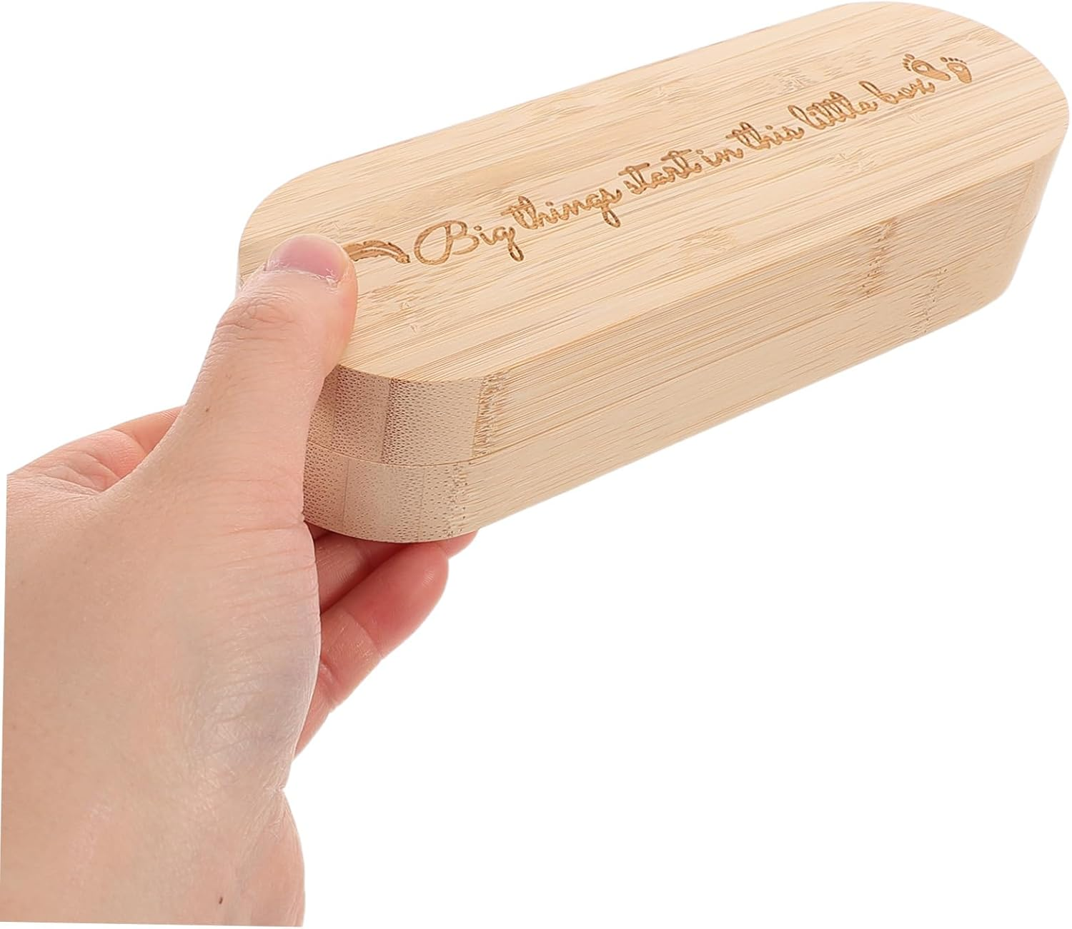 Custom Pregnancy Test Keepsake Box Wood Surprise Announcement Case Maternity Announcement Favor image number 5