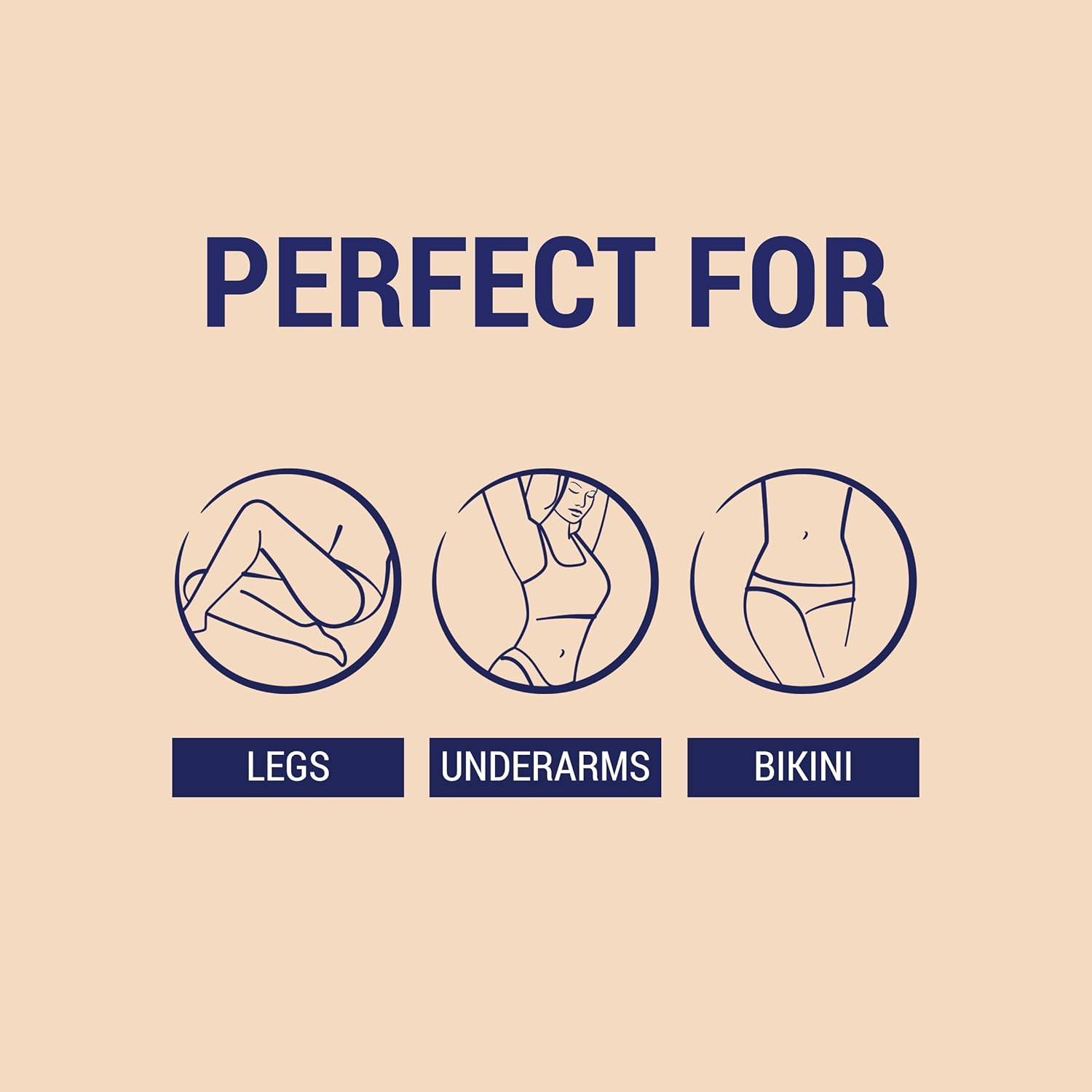 Nair Sensitive Strip Free Hair Remover Wax - Quick and Precise Hair Removal &ndash; Removes Short Hair &ndash; for Facial and Sensitive Areas &ndash; All Skin Types - 400 G image number 3