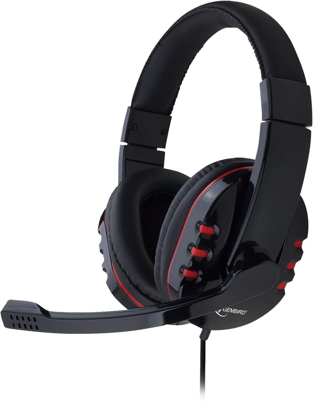 Gembird MHS-402 Stereo Headset Black/Red