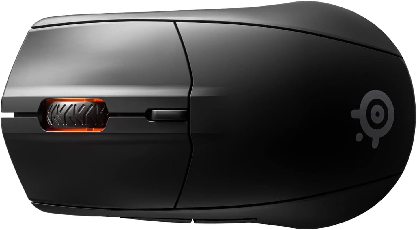 Steelseries Rival 3 Wireless 6-Button 96-106G Gaming Mouse, Prism 1-Zone RGB Illumination, 18,000 CPI Truemove Air Optical Sensor, 2.4Ghz USB or Bluetooth Connection, 100 up to 400 Hours (AA Battery) image number 4