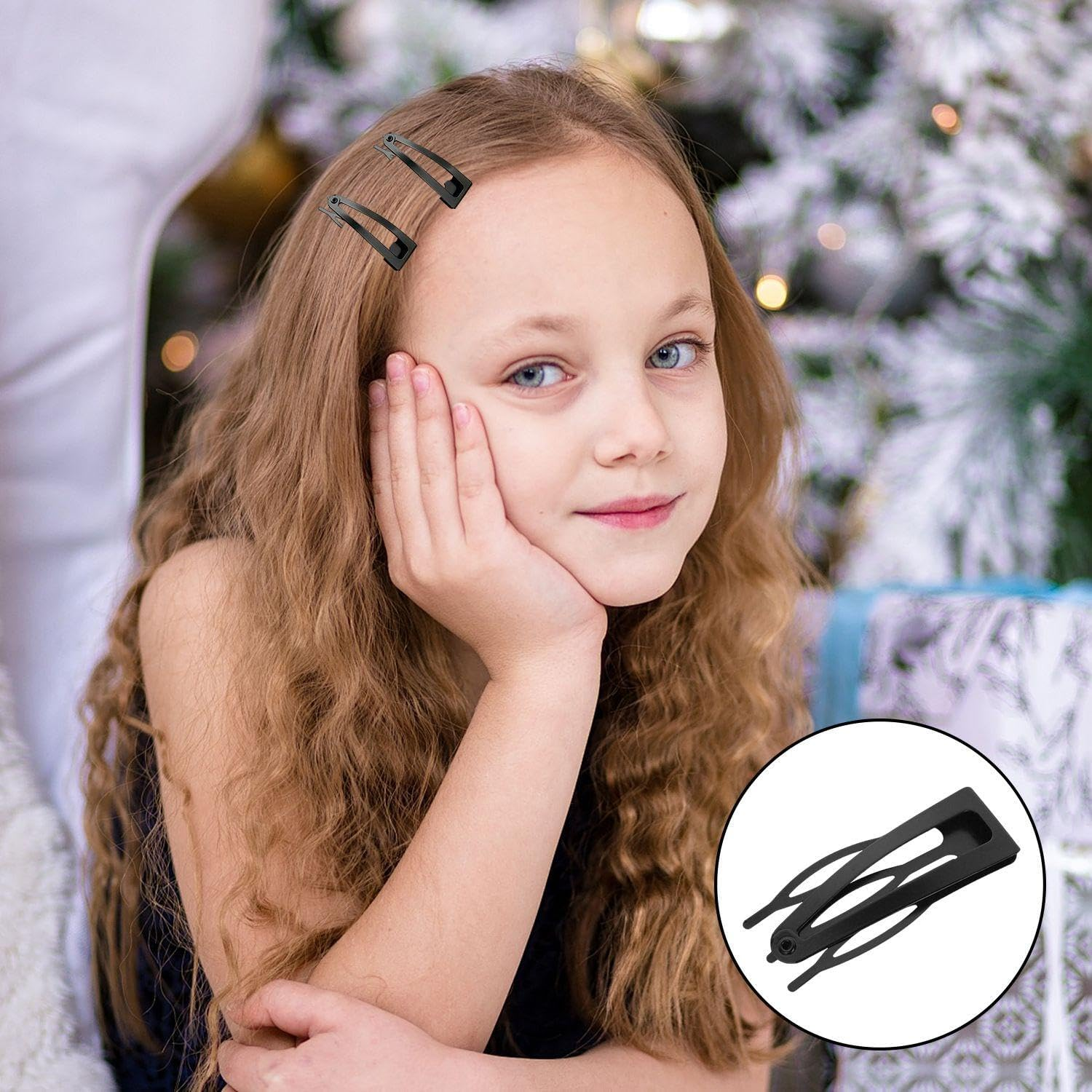 26 Hair Pins for Snap Button, Simple Side Hair Pins, Fashionable and Versatile Hair Accessories, Metal Hair Tray Tools, Hairstyle Accessories image number 4