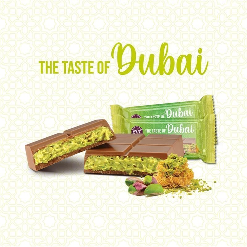 Dubai Chocolate Bar Pistachio Knafeh &ndash; Premium Milk Chocolate with Roasted Pistachios and Crispy Knafeh, (2Pcs X 90Gr) image number 3