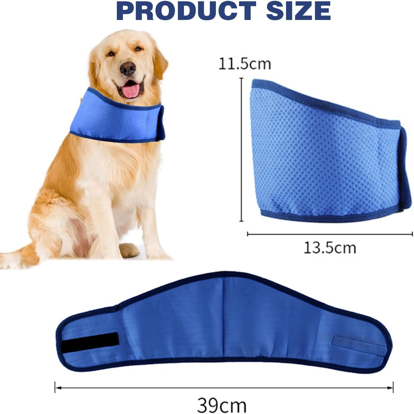 Neckerchief Cooling Dog, Dog Neckerchiefs, Cooling Dog Collar, Cooling Dog Bandana, Breathable, M image number 5