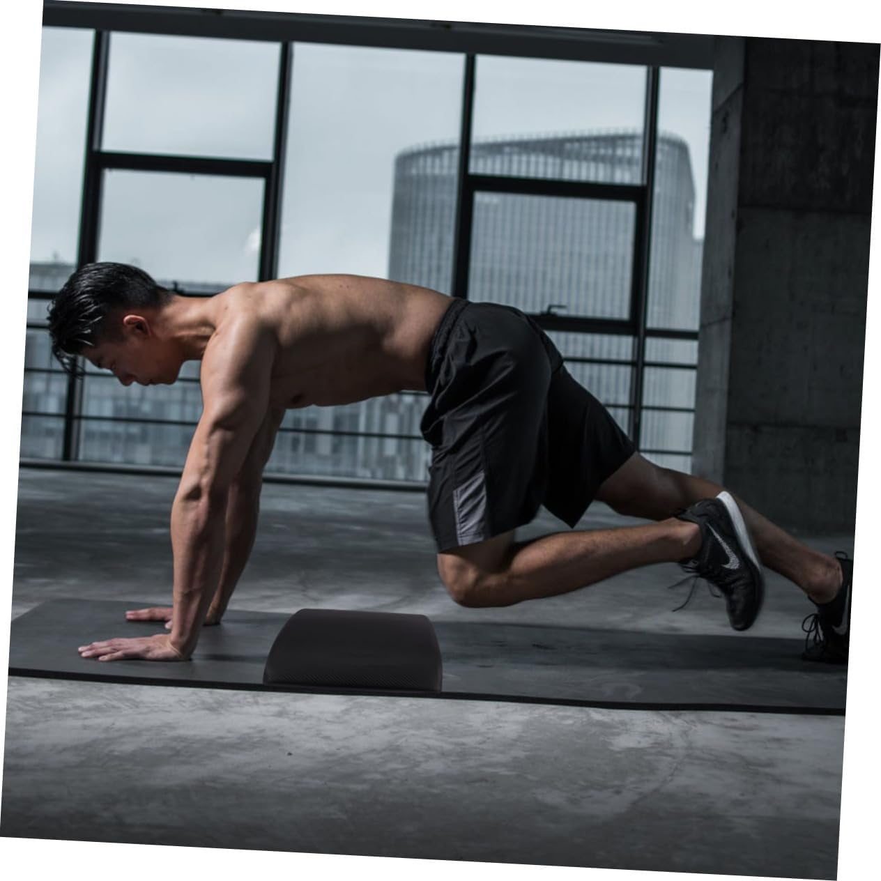 SEWOART 1 Pc Ab Workout Pads Exercise Crunch Roller Core Trainer Pad Sit up Board Lower Back Support Crunch Back Support Sit up Back Pad Lumbar Support Pad Abdominal Pad Sports Cushion image number 4