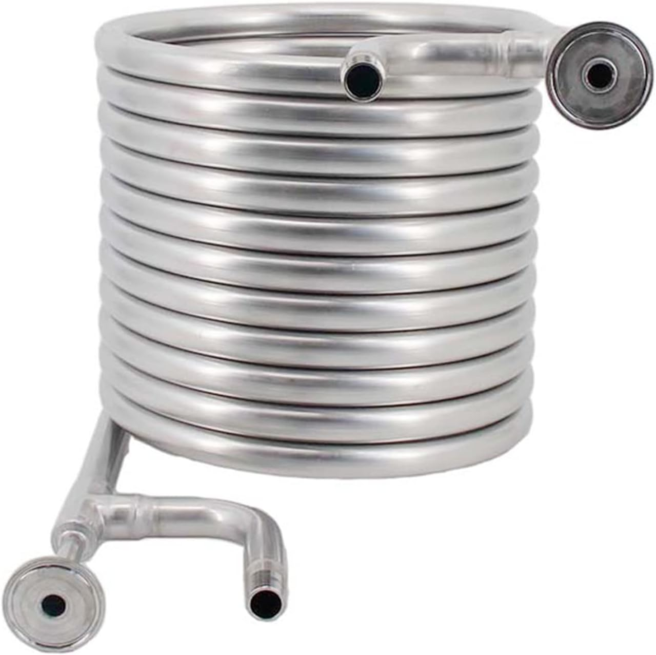 Wort Chiller, Pro Stainless Steel Counterflow, Wort Chiller 9.5M 1.5" TC 1/2" BSP Homebrew Beer & Wine Making Equipment