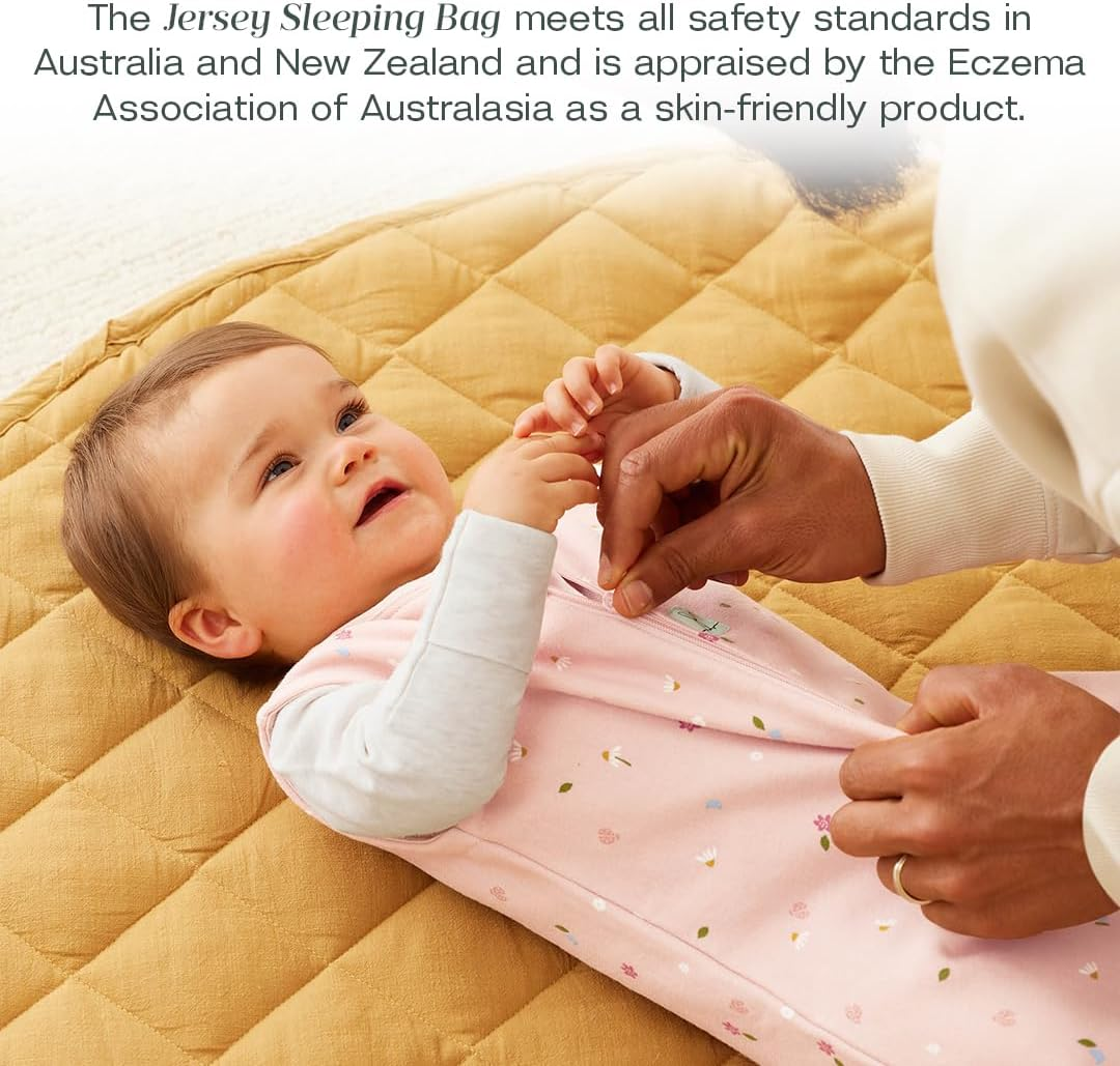 Ergopouch 1.0 TOG Jersey Sleeping Bag, 8-24 Months, Daisies image number 2
