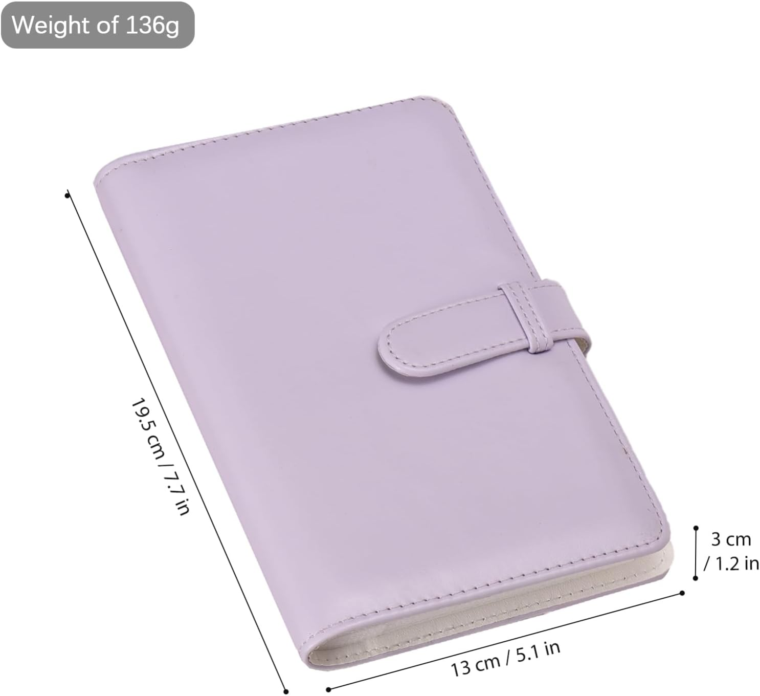 Daseeme Mini Photo Album Photo Book Album 108 Pockets 18 Pages for Fujifilm Instax Mini 11/9/ 8/ 7S/ 70/25/ 50S/ 90 Color Films Photo Camera Paper for Name Card Credit Card image number 1