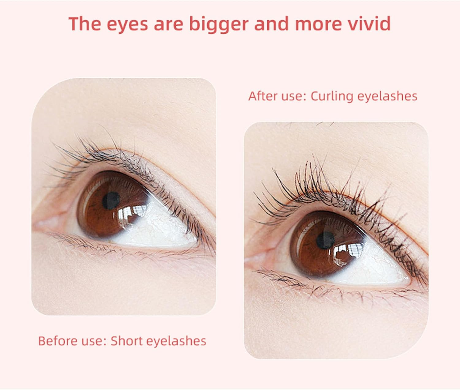 Electric Heated Eyelash Curler Rechargeable - Portable Mini Lash Curler with Quick Heating & Temperature Control (White) image number 6