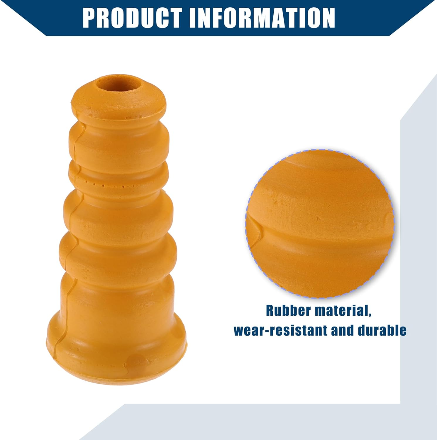 No.4M515K570Aa Suspension Strut Bumper Bump Stop for Mazda 3 2004-2012 for Mazda 5 2007-2012 / Rear Rubber Jounce Bumper Buffer/Durable / 2 Pcs image number 1