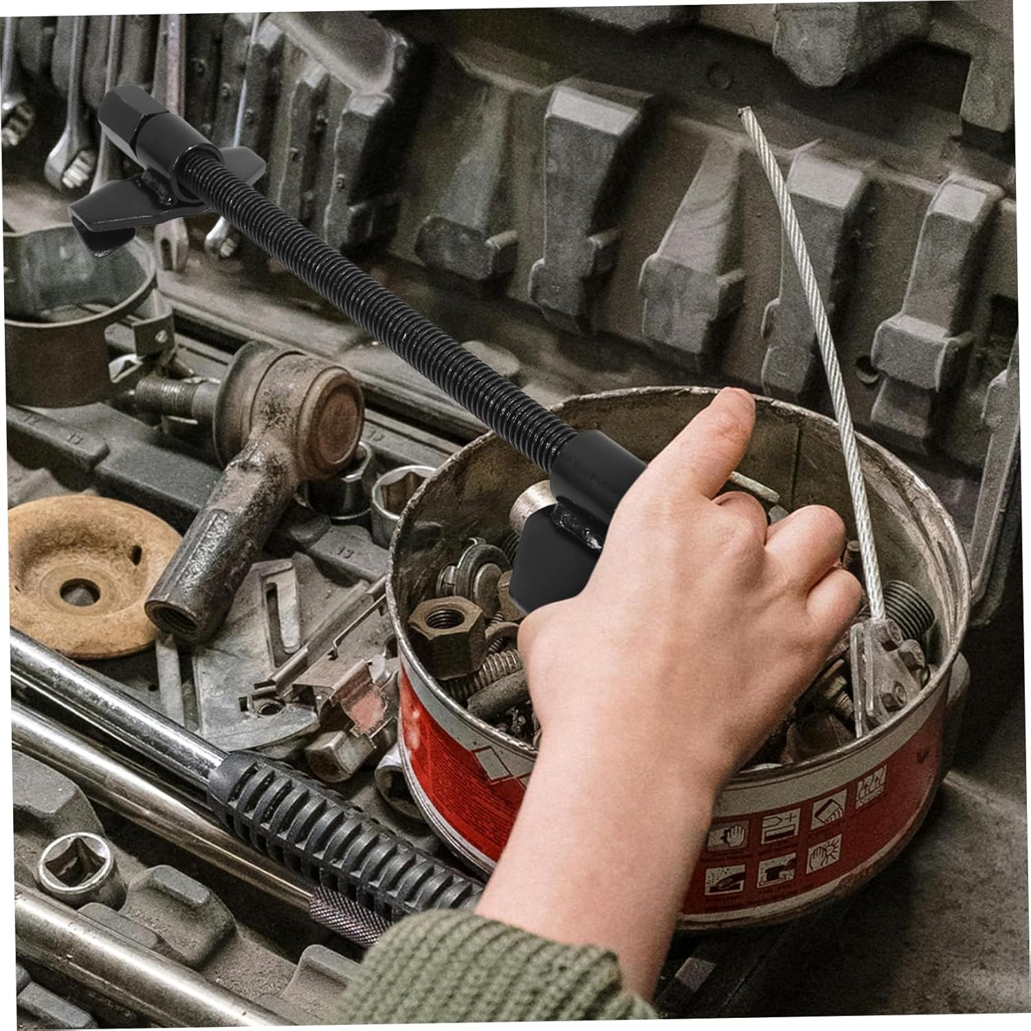 GETAJGHSD Automotive Coil Spring Compressor Tool Strut Spring Compressor for Easy Removal and Installation