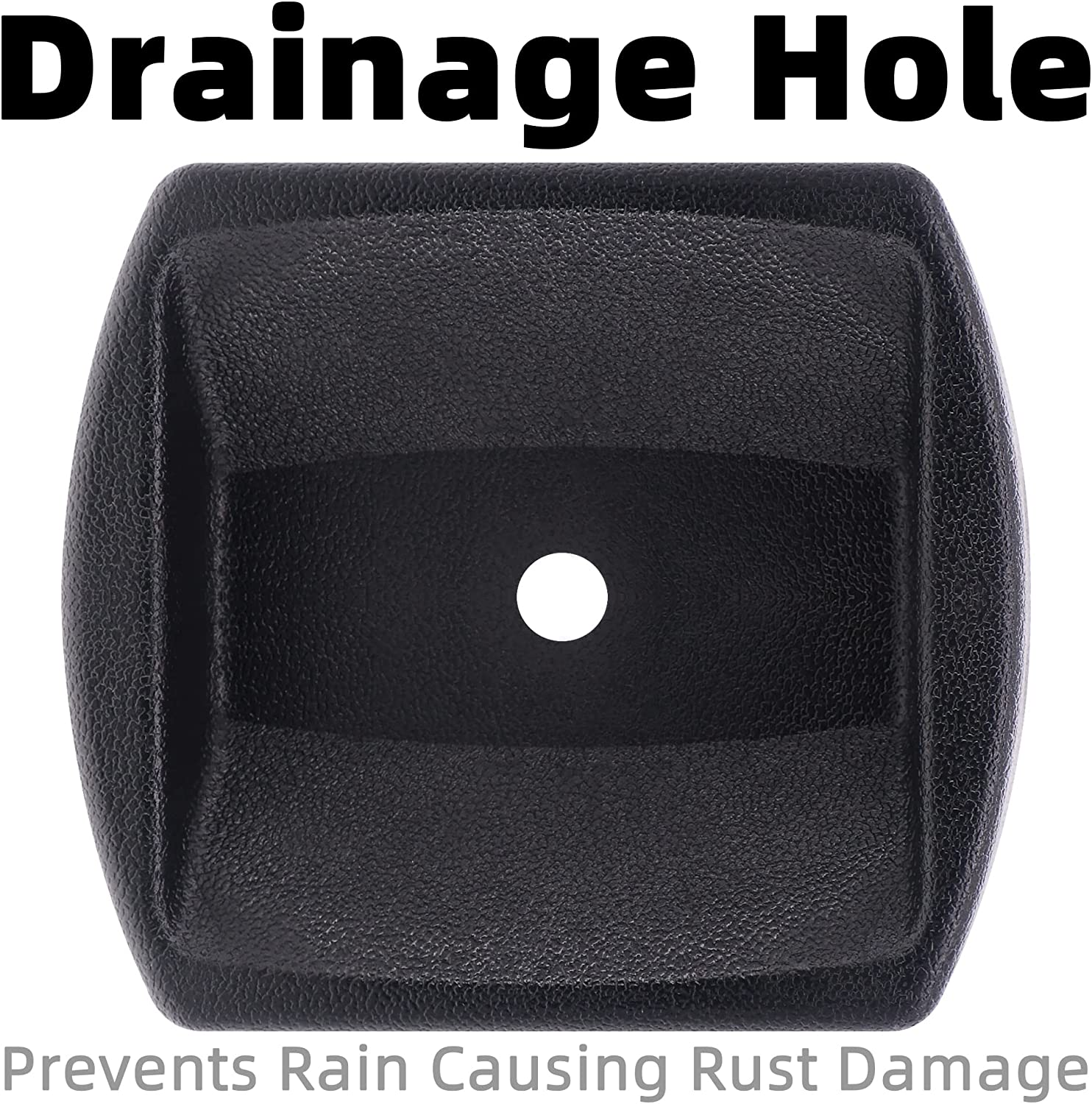 Isaddle Dual Trailer Swirl Jack Caster Wheel Dock - Heavy Duty Reinforced Rubber Travel Trailer Tongue Jack Double Wheel Chock Stabilizer for Boat RV Hitch Camper Tent Caravans Wheel Stopper image number 3