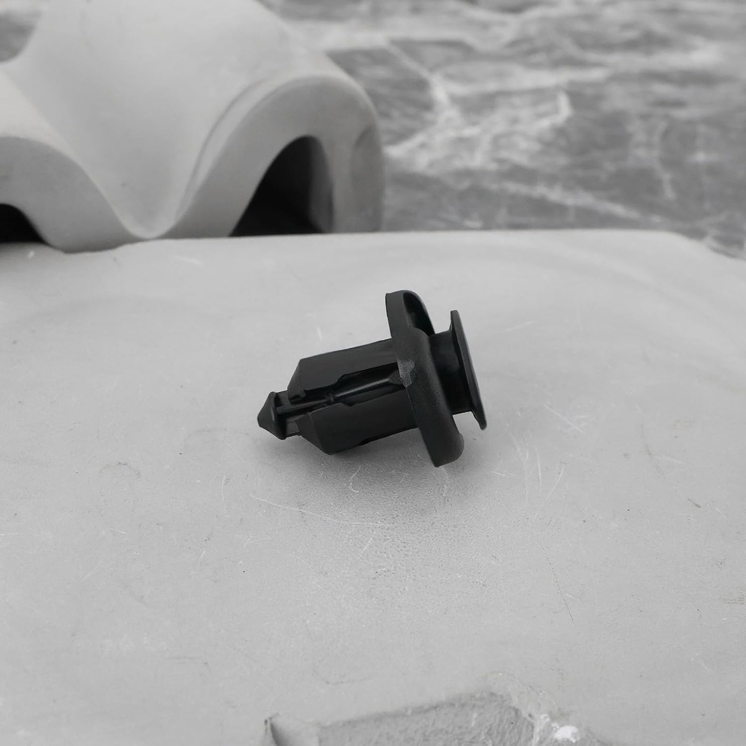 20Pcs Car Bumper Fender Guard Plate Clip Plastic Retainer Clip Decorative Clip 91506S9A003 Compatible with Honda Compatible with Accord 25X20X10Mm Black image number 4