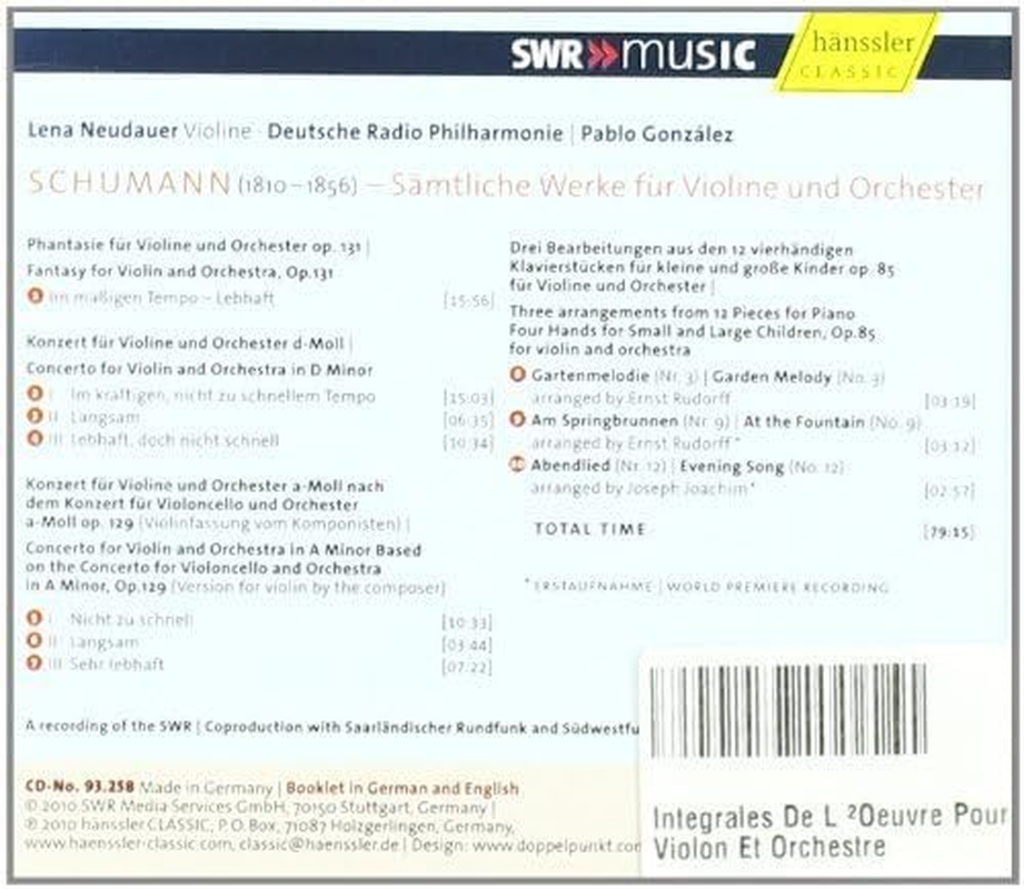 Complete Works for Violin Or image number 1