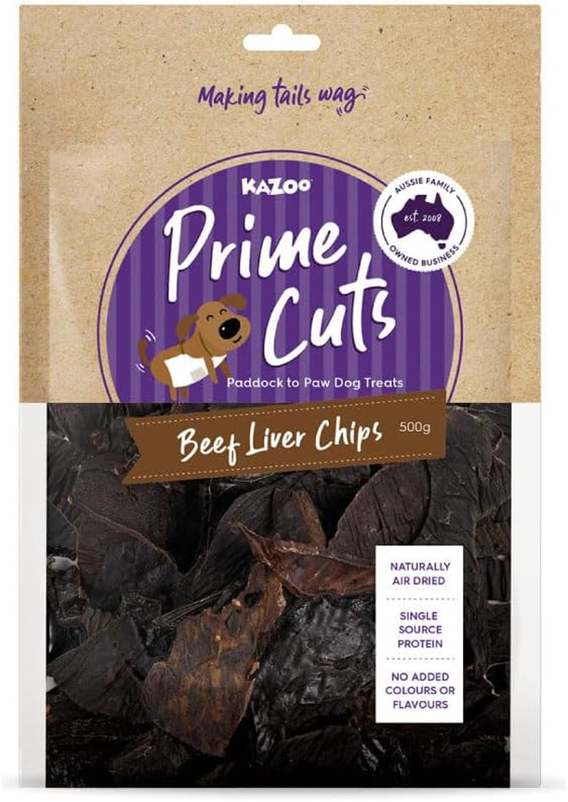 Kazoo Prime Cuts Beef Liver Chips - 500Gm image number 1
