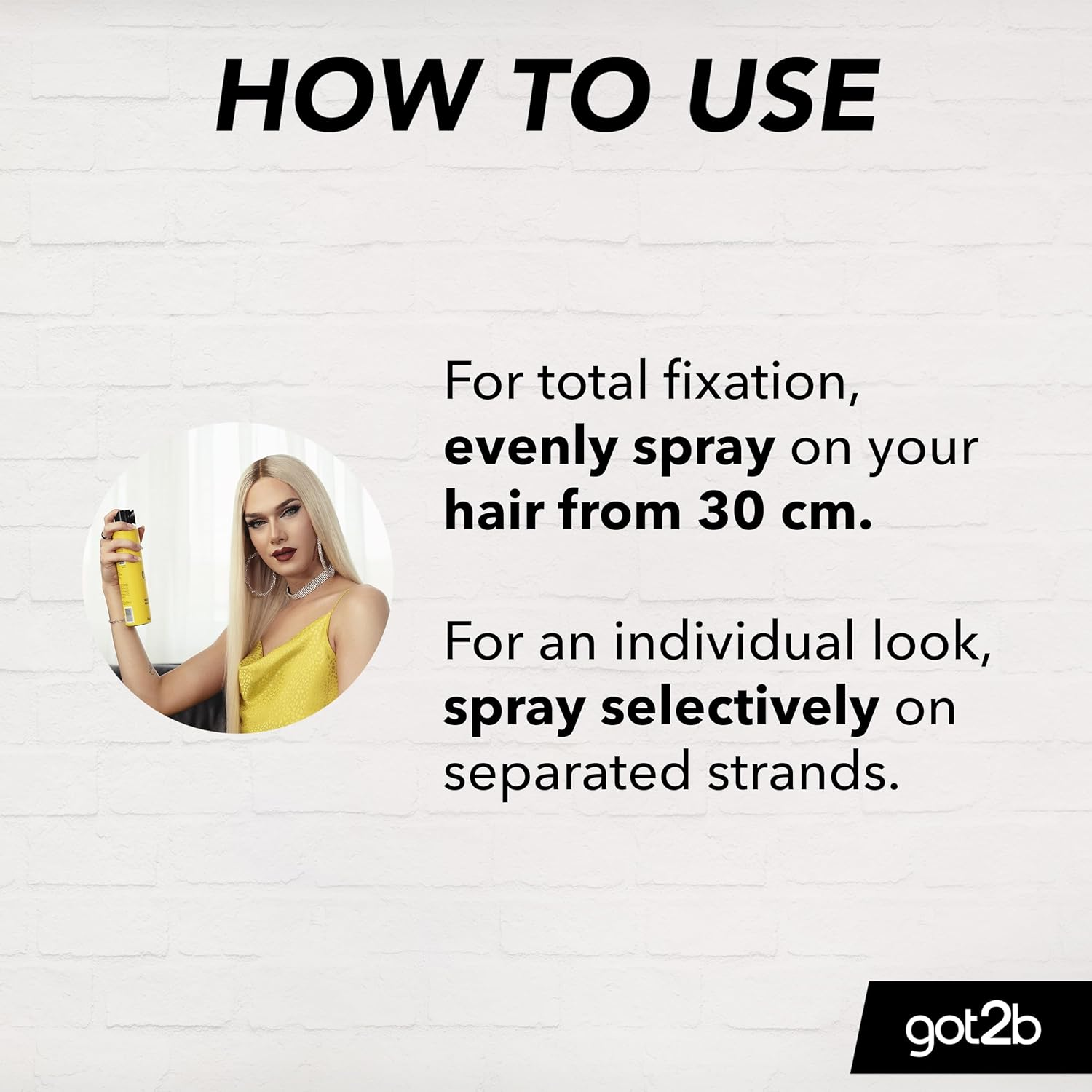 Got2B Glued Blasting Freeze Spray 300Ml, Strong Hold Hair Spray image number 3