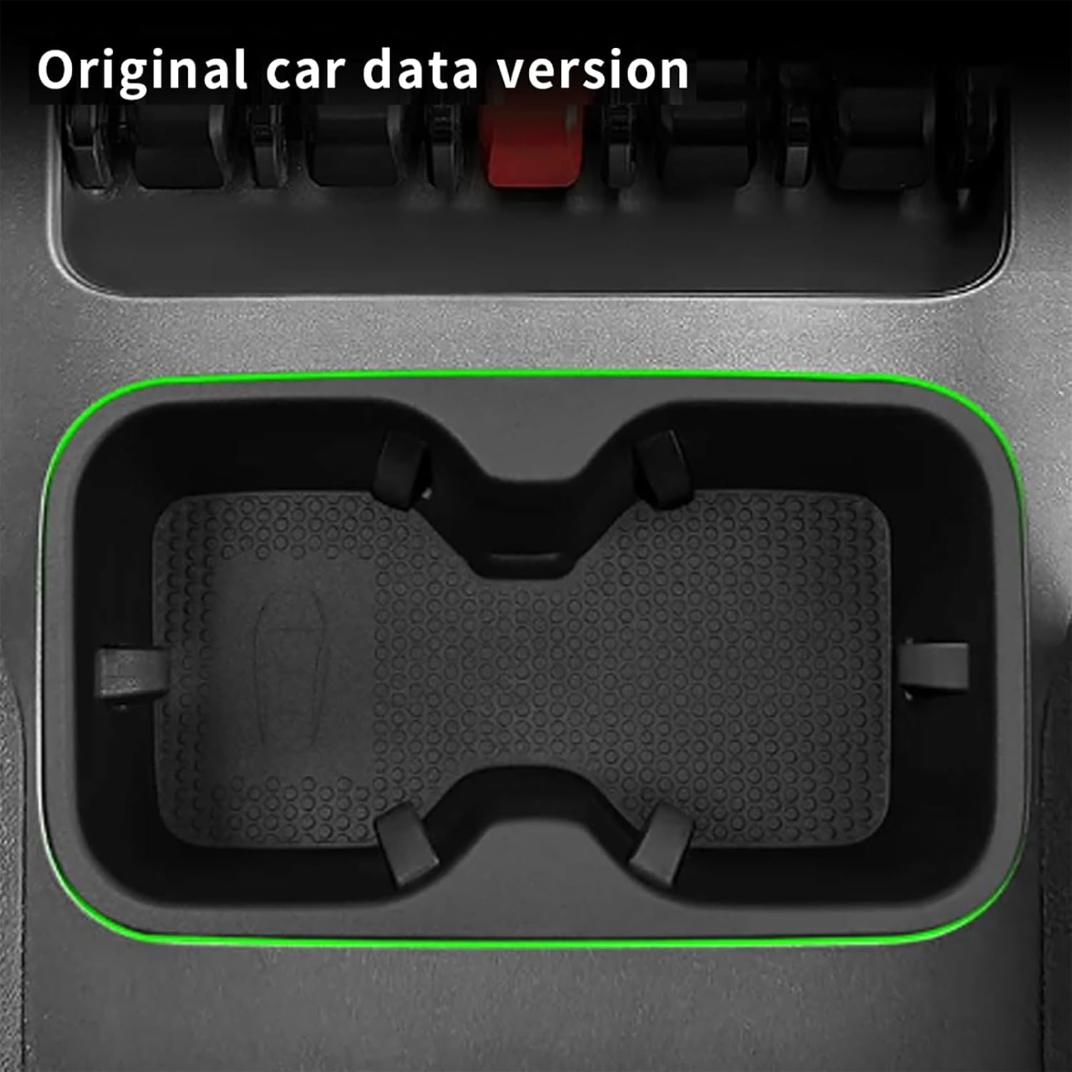 Removable Shockproof Silicone Coaster for BYD Shark 6 Pickup Truck, Special for Center Console Cup Holder, Easy to Clean (Black Car Accessories) image number 1