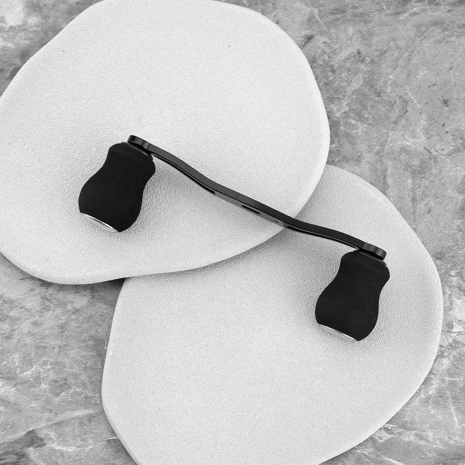 LT Easiyl 1PC Fishing Reel Handle with EVA Handle Compatible with Abu Garcia Daiwa Baitcasting Reel Left or Right Side Installation Fishing Baitcast Reel Handle Rocker image number 2