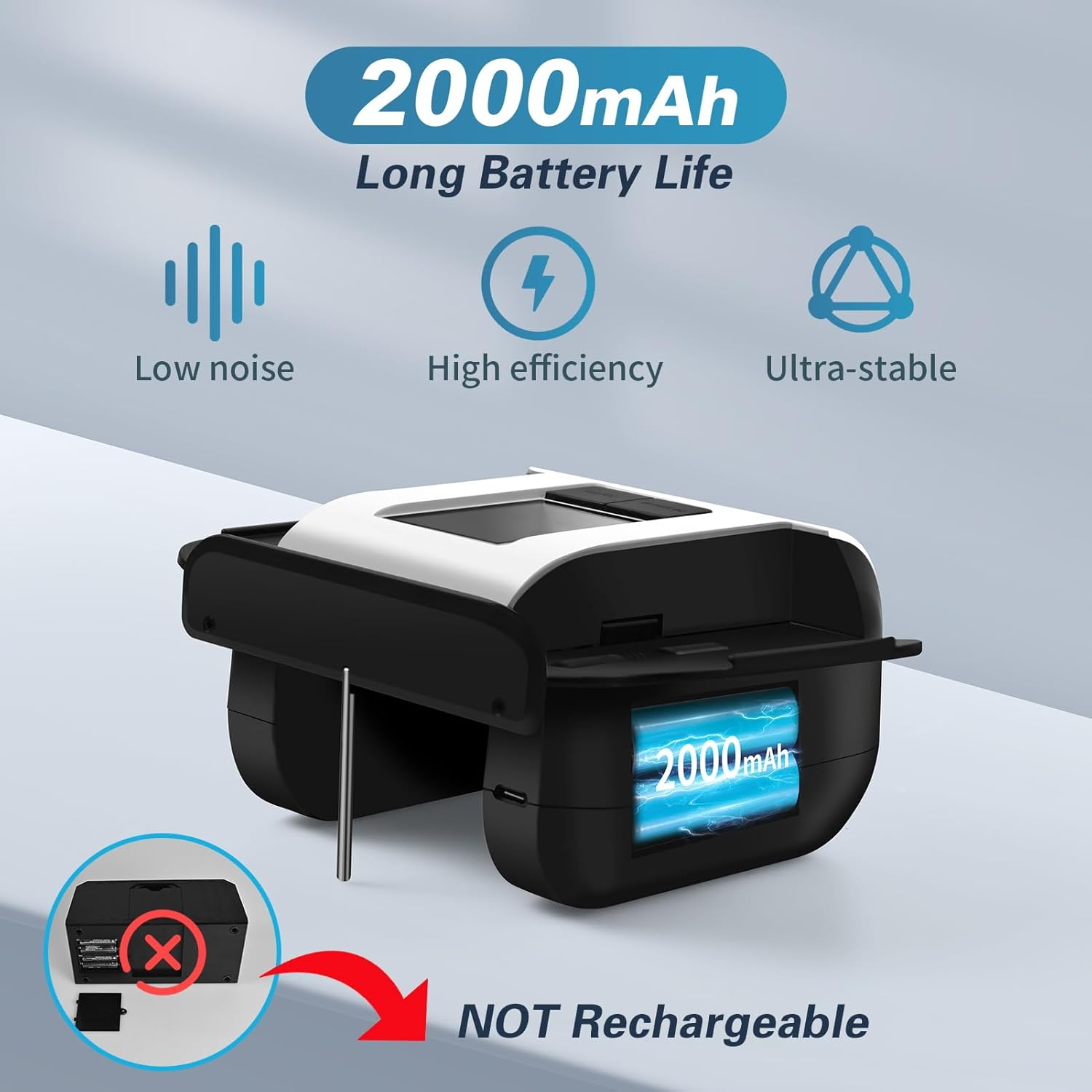 CARDSPIN UNO Card Shuffler 2 Deck, Low Nois Automatic Card Shuffler with Manual & Automatic Mode, Rechargeable & Portable for UNO Card Game, Skip Bo Card Game, Poker, Phase10 (2 Deck) image number 4