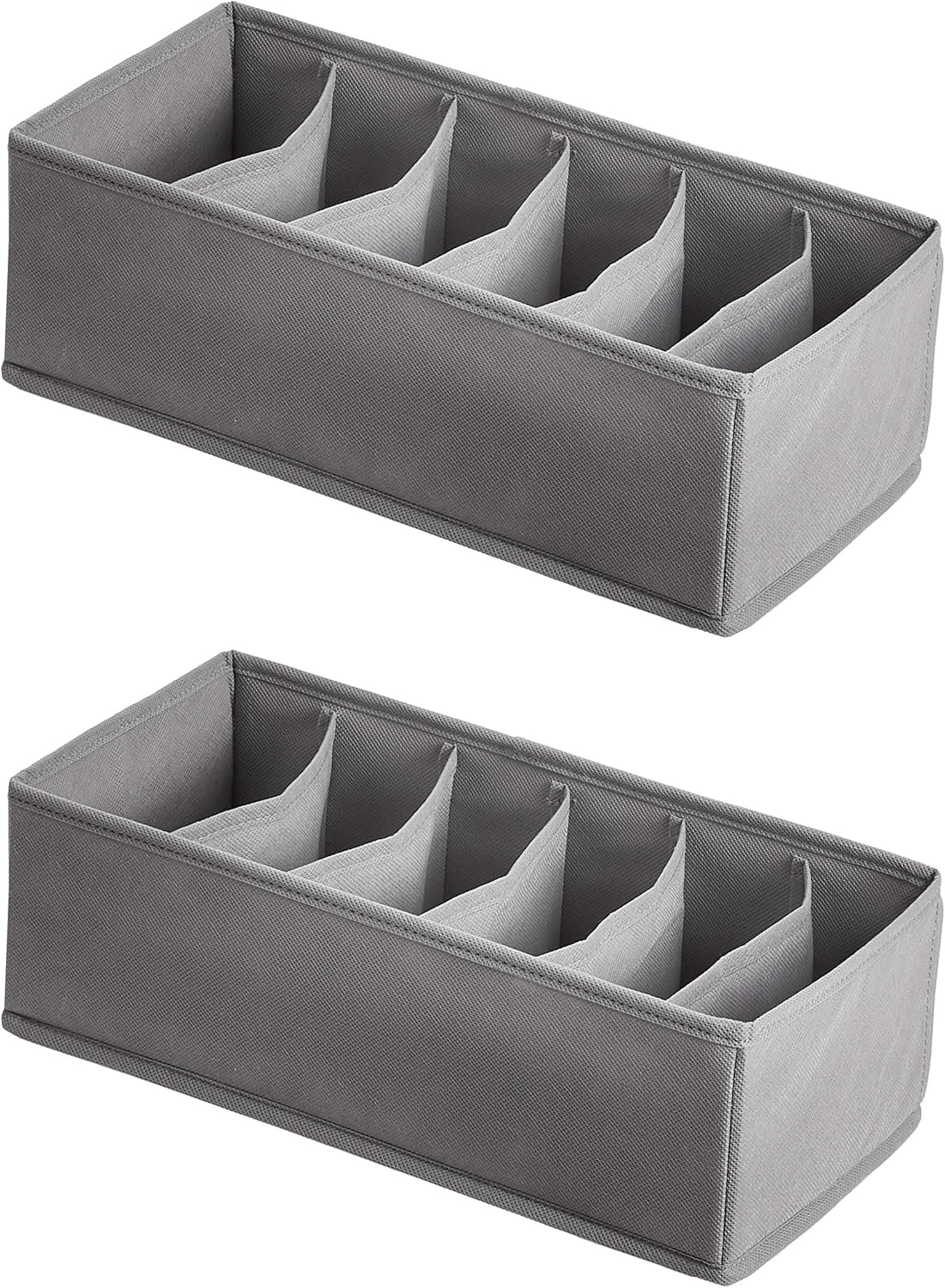 Amazon Basics Cloth Drawer Storage Organizer Boxes, Set of 6 image number 3