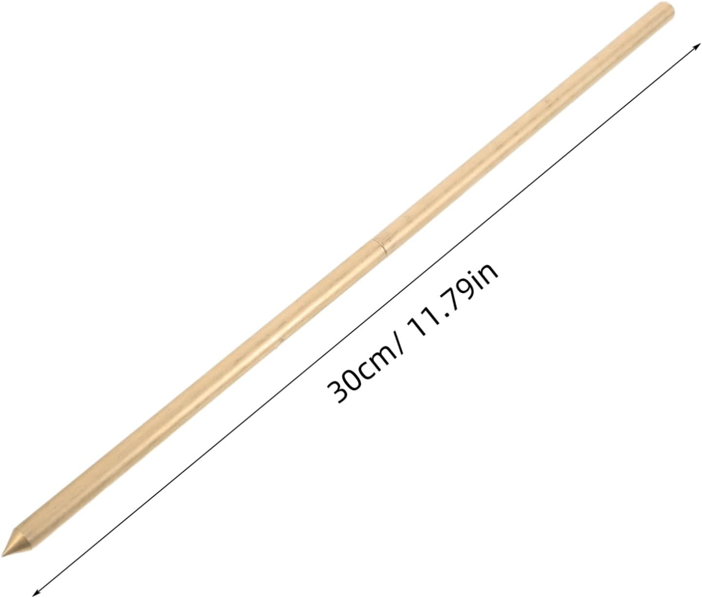 Milisten Threaded Brass Ground Rod for Electric Fence Earthing Fast Electrical Response Copper Earth Pin with Thunder Protection for Agricultural Backup Systems and Antenna Grounding image number 6