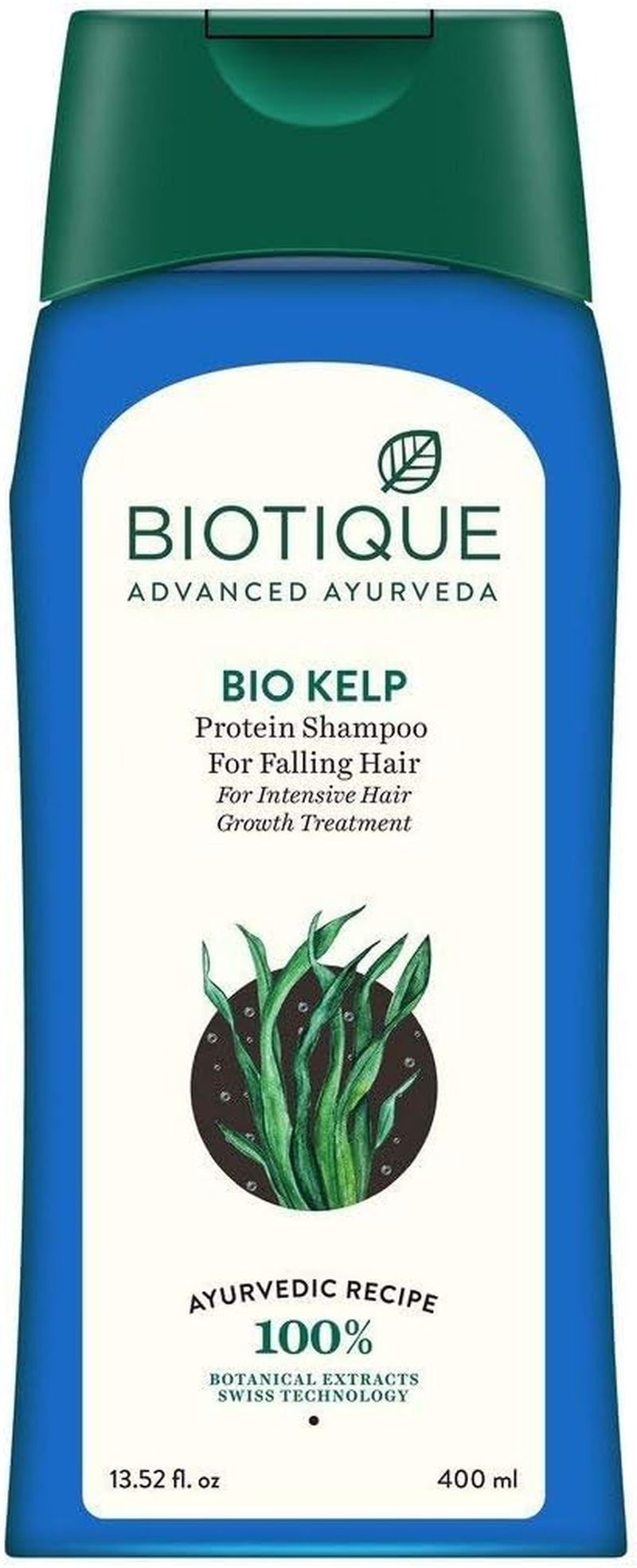 Biotique Bio Kelp Fresh Growth Protein Shampoo 400Ml (Pack of 2) image number 4