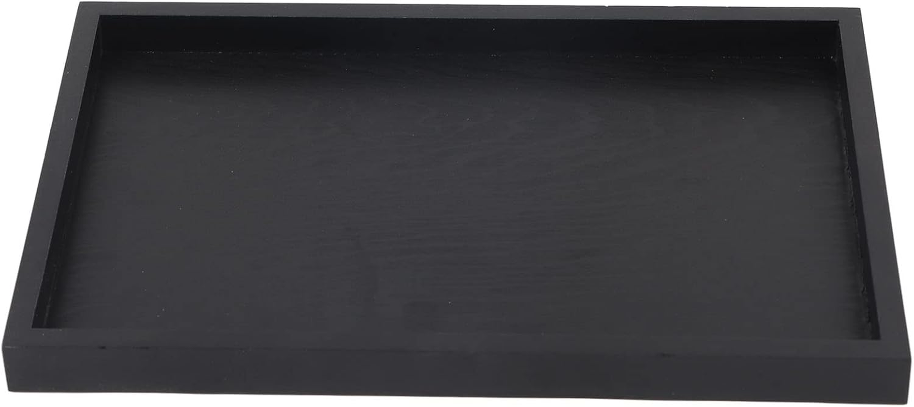 Rectangle Solid Wood Serving Tray, and Durable, Modern and Elegant for Restaurant, Home, with Raised Edges, Easy to (30 * 20 * 2Cm) image number 3
