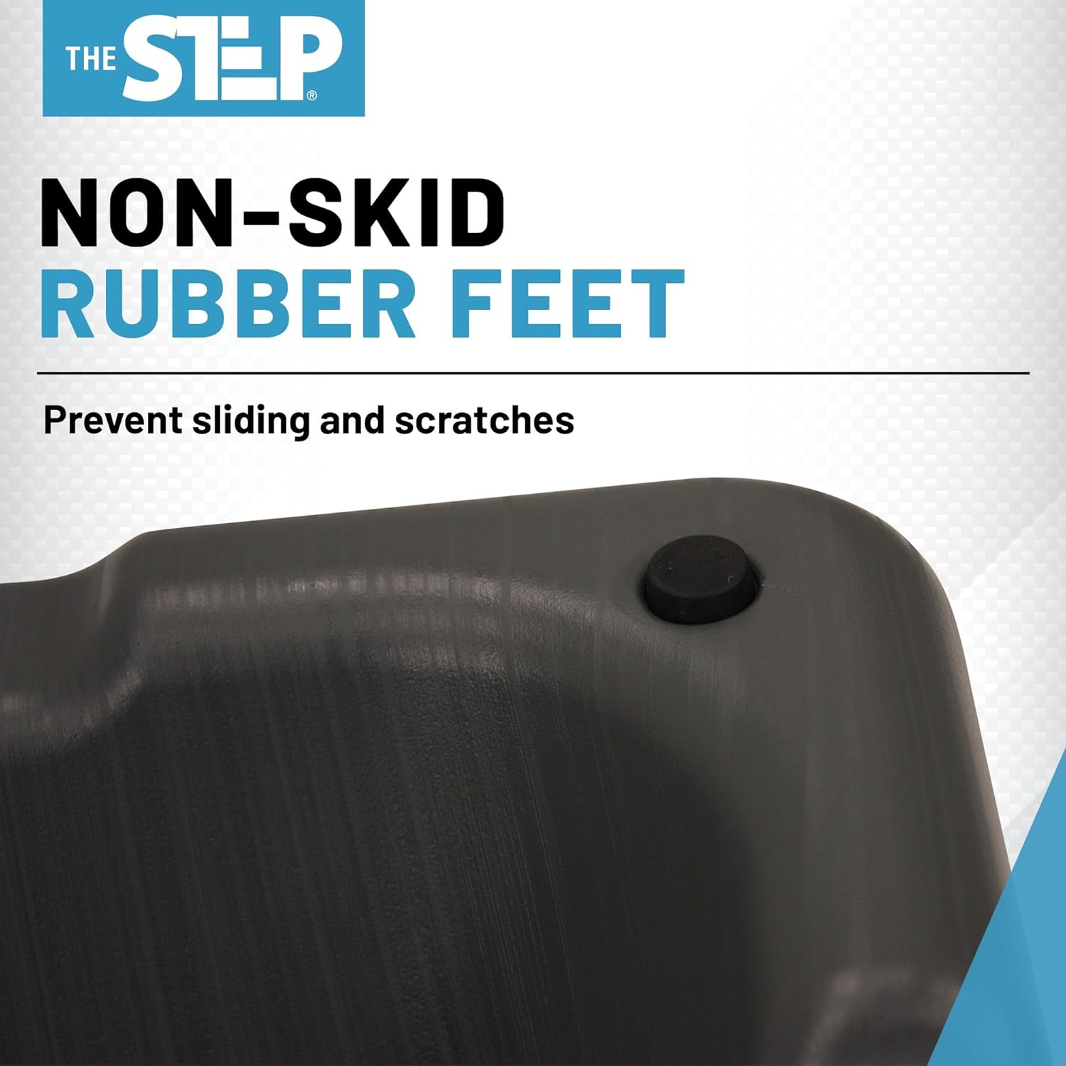 The Step (Made in USA) High Step Aerobic Platform and 4 Black Risers -  Gray image number 7