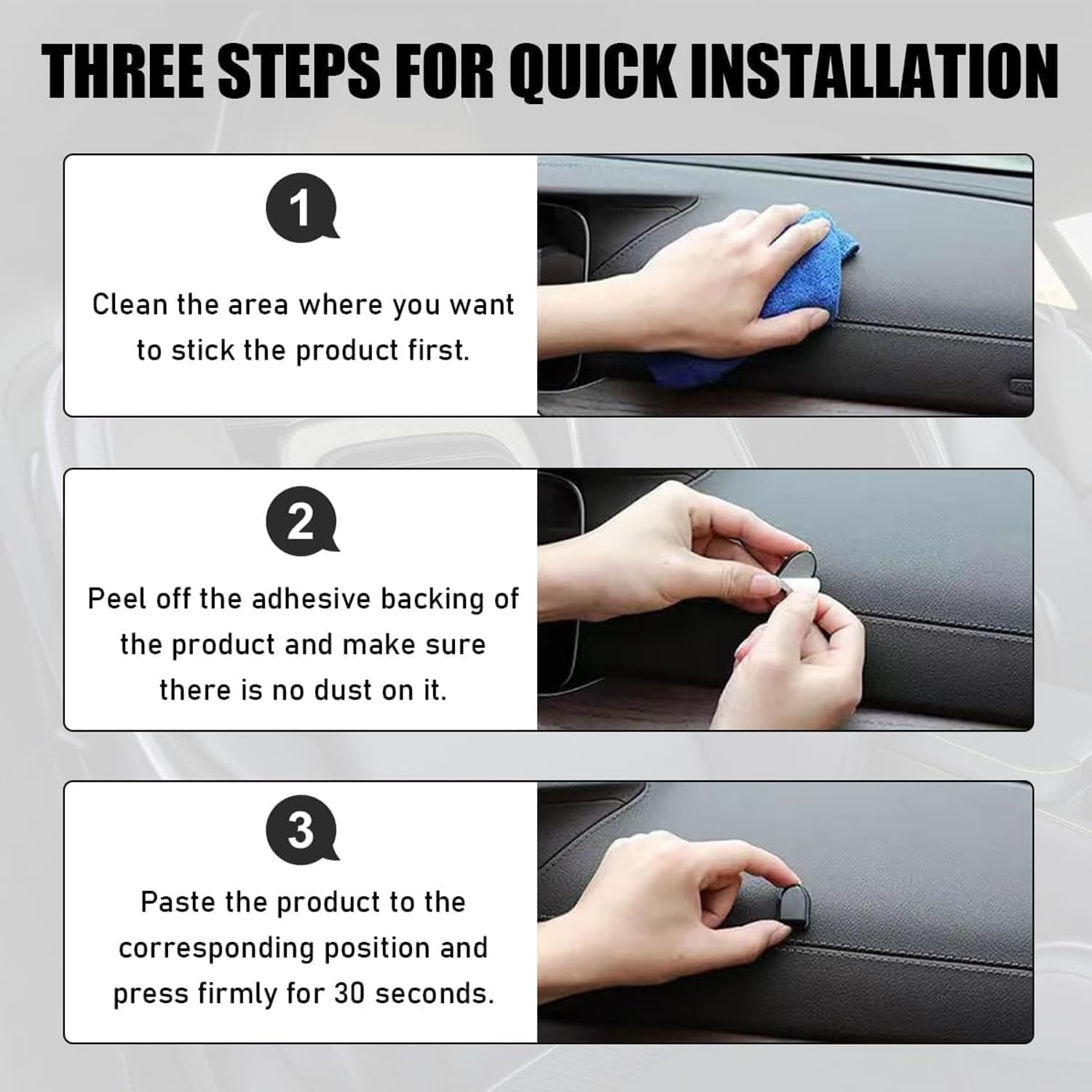 Xinghonyac 20 Pcs Car Seat Back Hidden Hook, Multi-Functional Car Mini Hooks, Self-Adhesive Car Dashboard Hook Wall Hooks for Hanging Towel, Hat, Bag, Data Cable, Keys image number 1