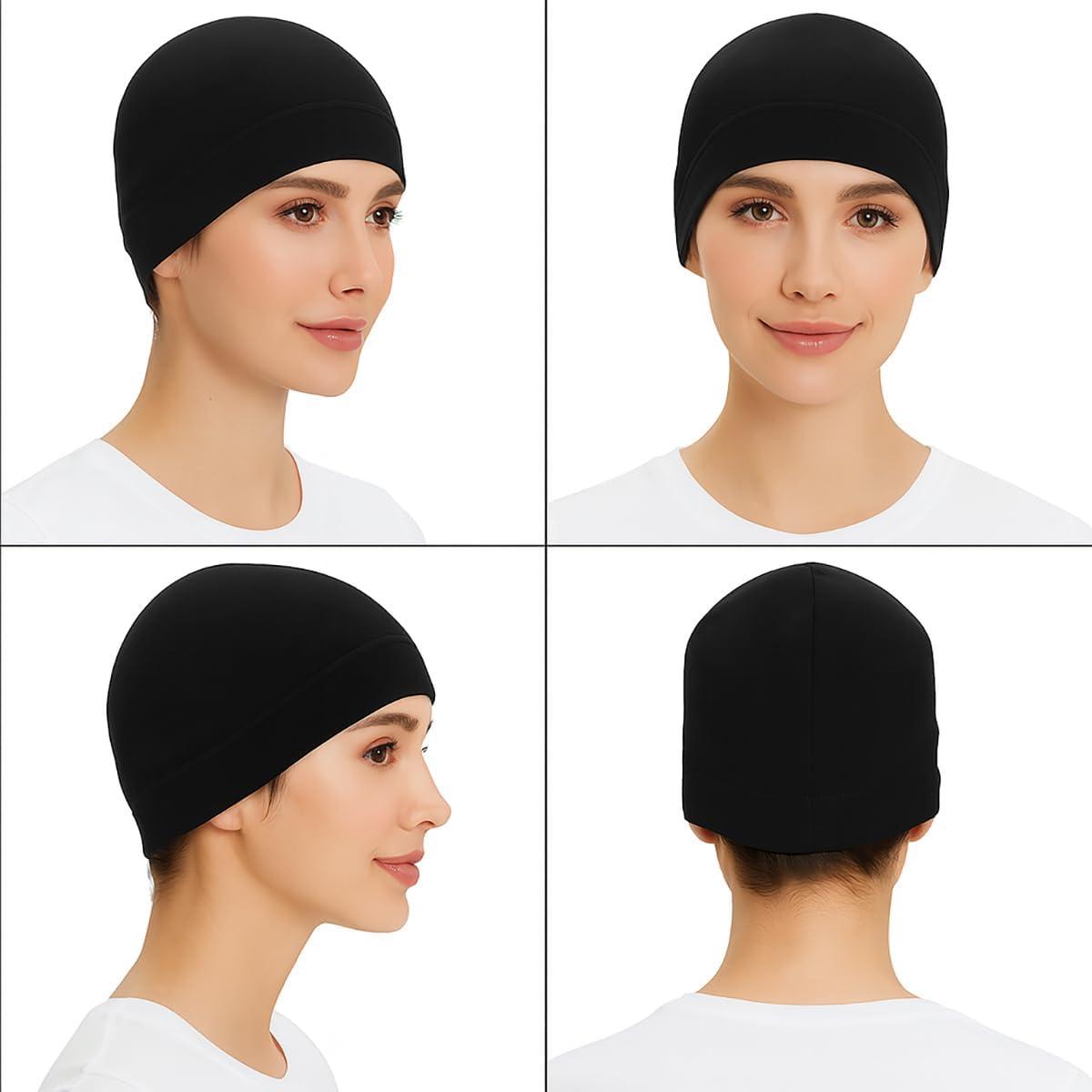 Cuffed Beanie Cap Autumn and Winter Style Polar Fleece Fabric Cold-And Elastic Watch Hat for Men and Women Sleep Caps image number 1