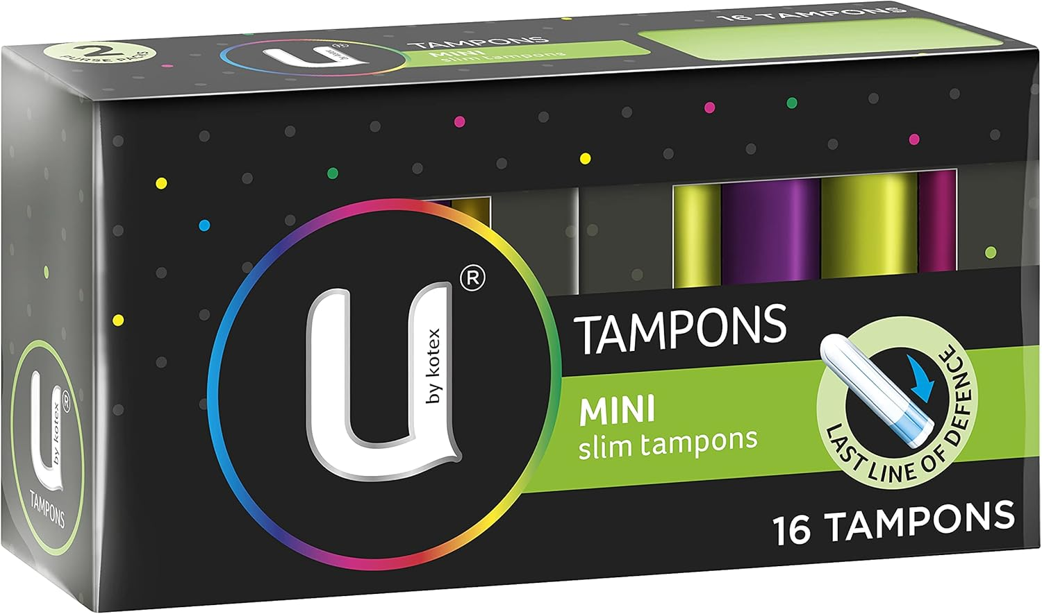 U by Kotex Tampons, Mini 16 Pack image number 1