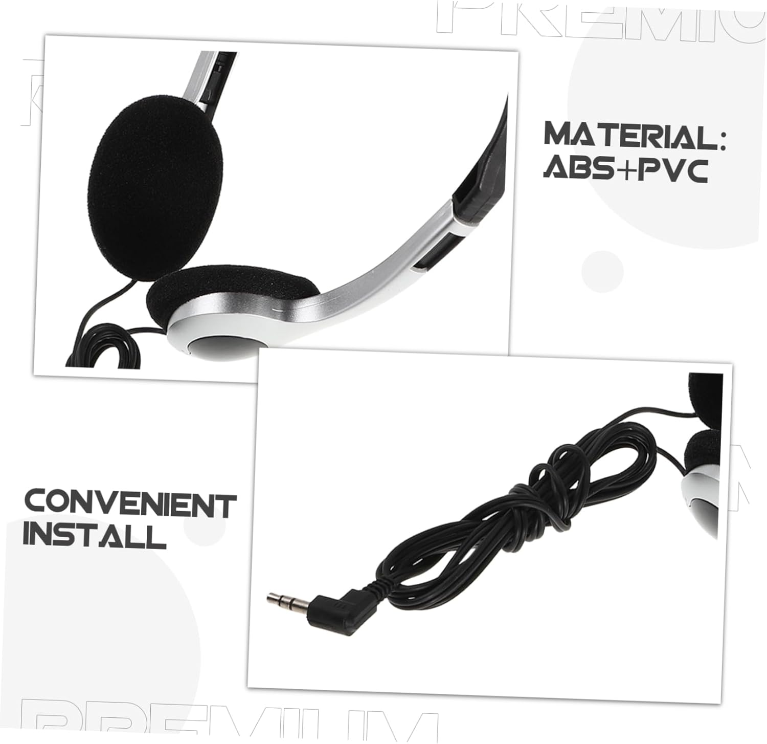 HOOTNEE Portable Ear Headphones for Students Stylish Retro Design with Compatibility for School Travel Devices High Fidelity Sound Comfortable Fit Easy Inline Control