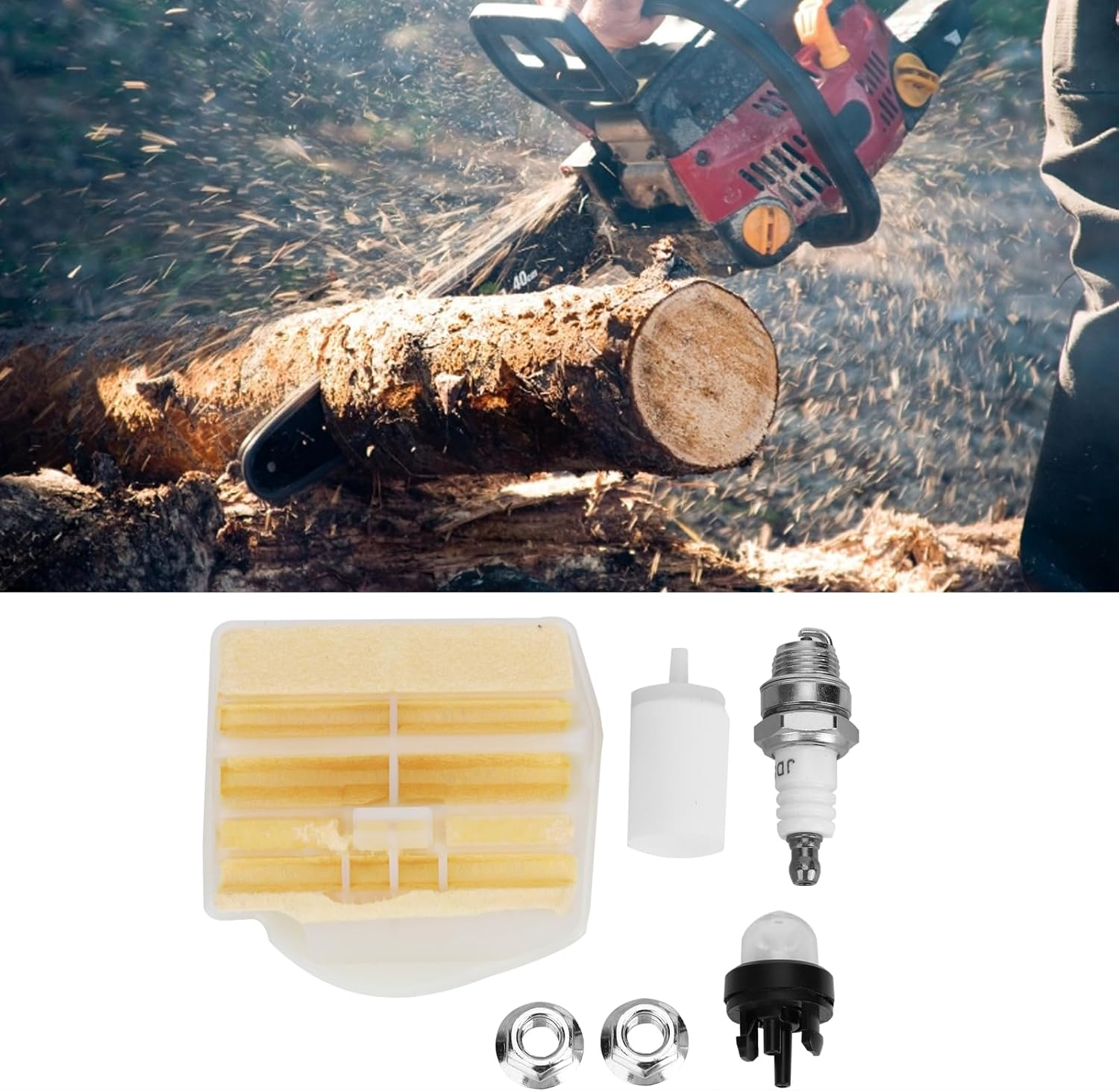 Air Filter Accessory Chainsaw for 450 445 450 Racnher 445E 450E Ii Engine Air Filters image number 3