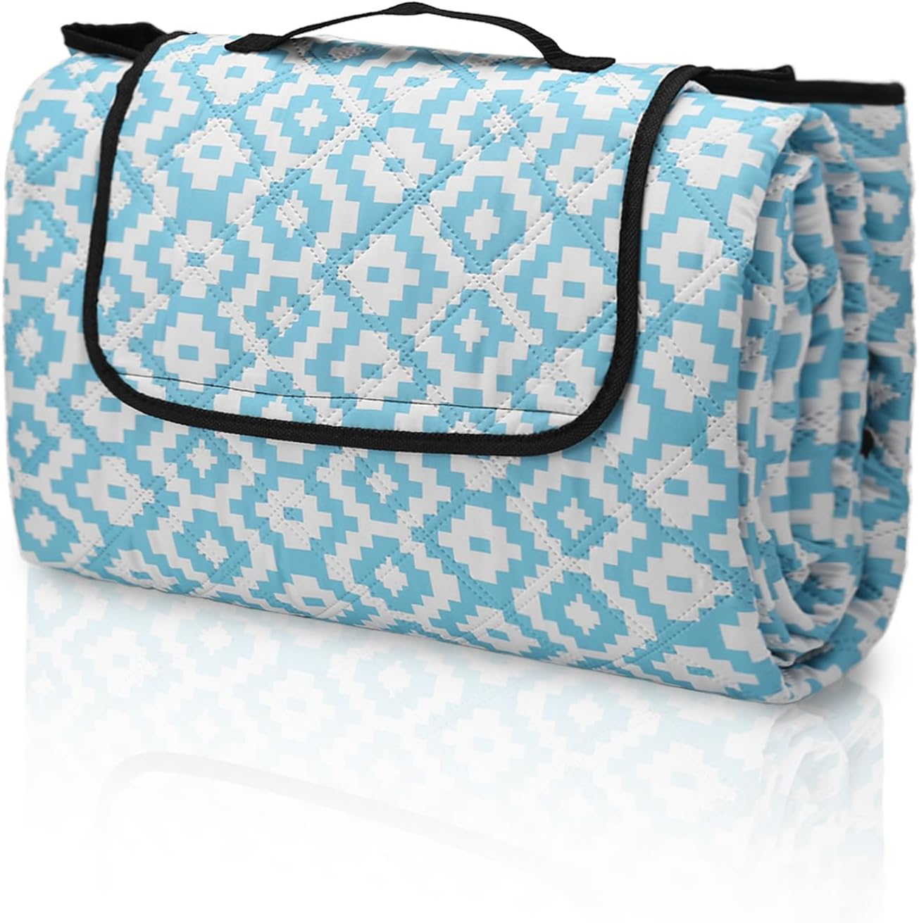 Hcskoss Picnic Blanket 200 X 200 Cm&ndash;Extra Large Waterproof Foldable Picnic Mat, 3 Layer Thick Picnic Rug,Outdoor Rug for Travel Hiking