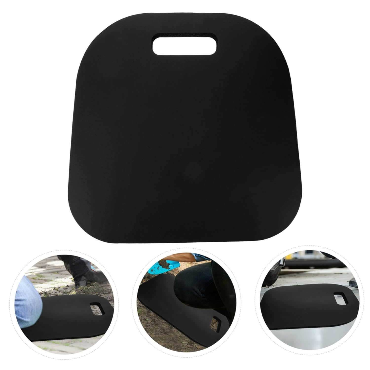 Gardening Kneeling Pad Extra Thick Foam Knee Pad Comfortable Portable Seat Cushion for Outdoor Gardening and Housework 33X32X2Cm Black image number 2