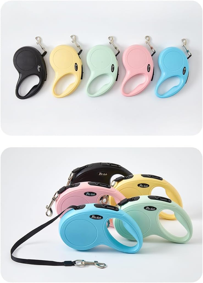 Tape Small 5M Retractasmall Retractable Dog Leash/Lead for Dogs Ble Dog Leash/Lead for Dogs up to 15Kgs/33Lbs (Blue, 5M) image number 1